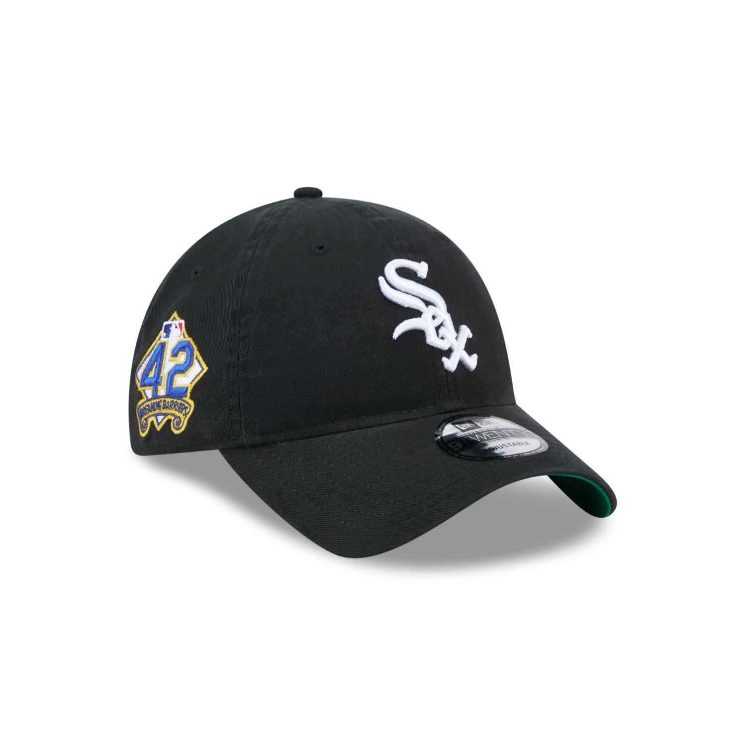 Chicago White Sox 2025 Jackie Robinson Day New Era 9TWENTY verstellbare MLB Cap Schwarz - STADIUMDREAMS