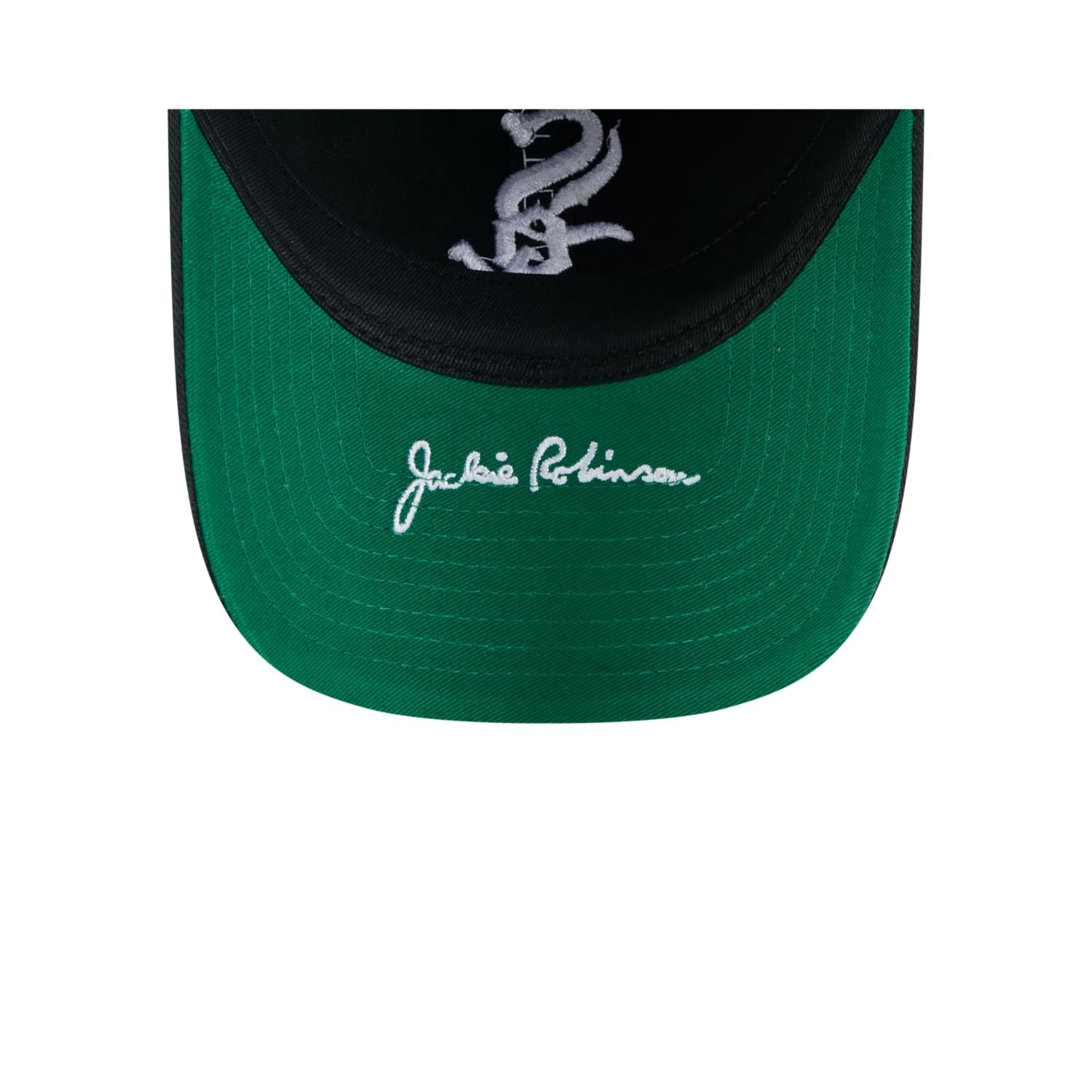 Chicago White Sox 2025 Jackie Robinson Day New Era 9TWENTY verstellbare MLB Cap Schwarz - STADIUMDREAMS