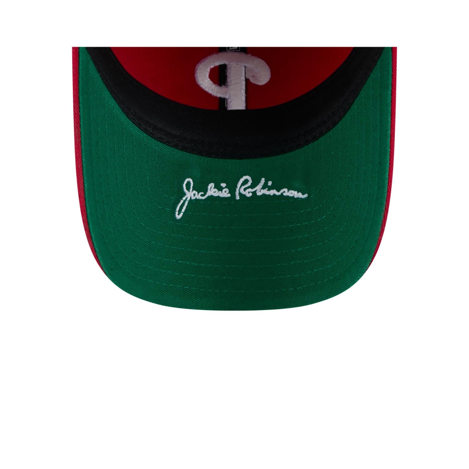 Philadelphia Phillies 2025 Jackie Robinson Day New Era 9TWENTY verstellbare MLB Cap Rot - STADIUMDREAMS