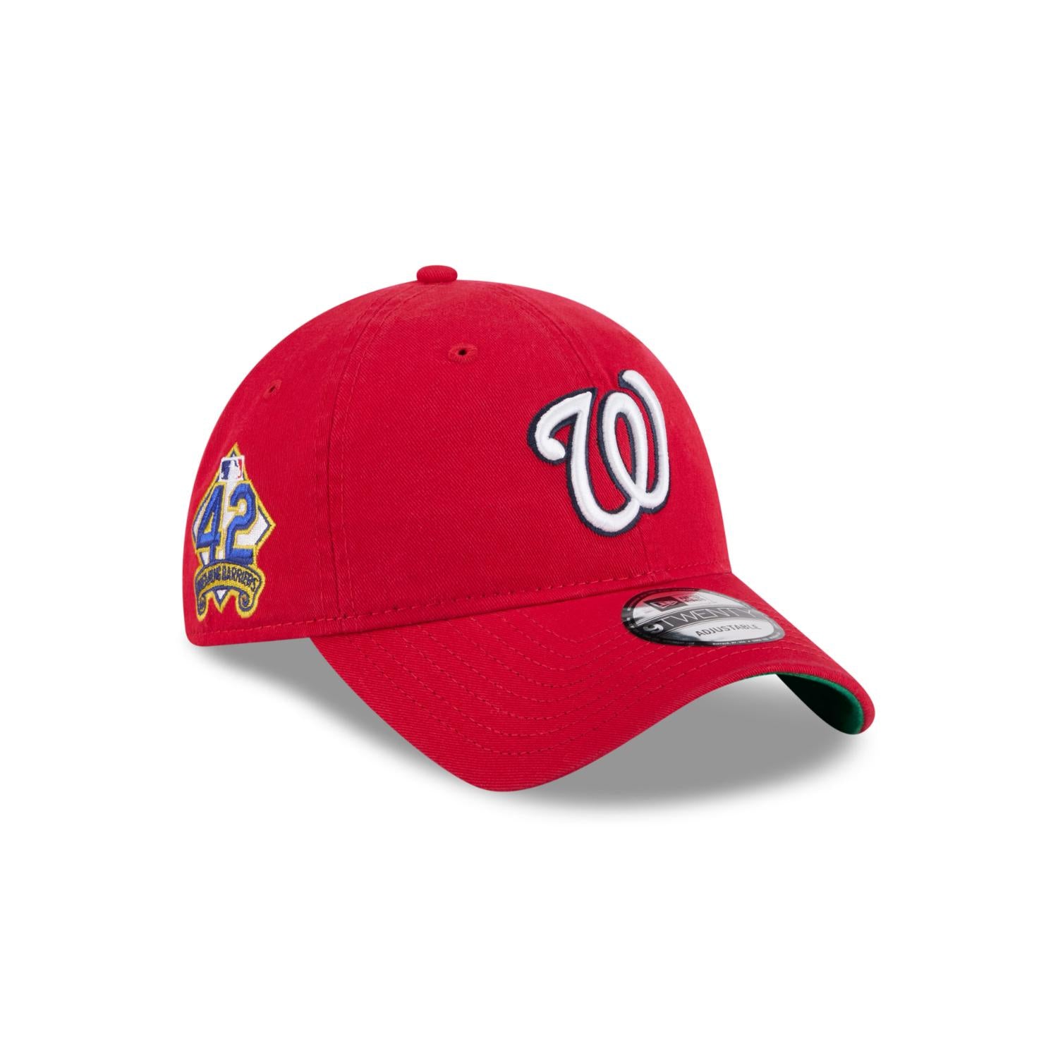 Washington Nationals 2025 Jackie Robinson Day New Era 9TWENTY verstellbare MLB Cap Rot - STADIUMDREAMS