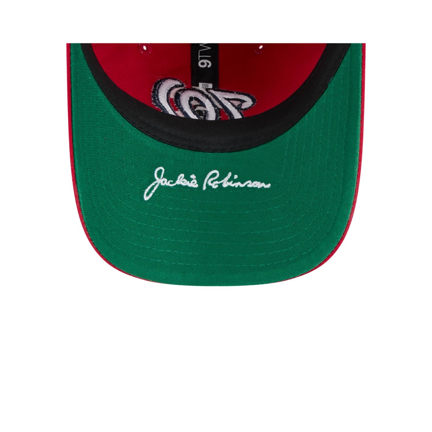 Washington Nationals 2025 Jackie Robinson Day New Era 9TWENTY verstellbare MLB Cap Rot - STADIUMDREAMS