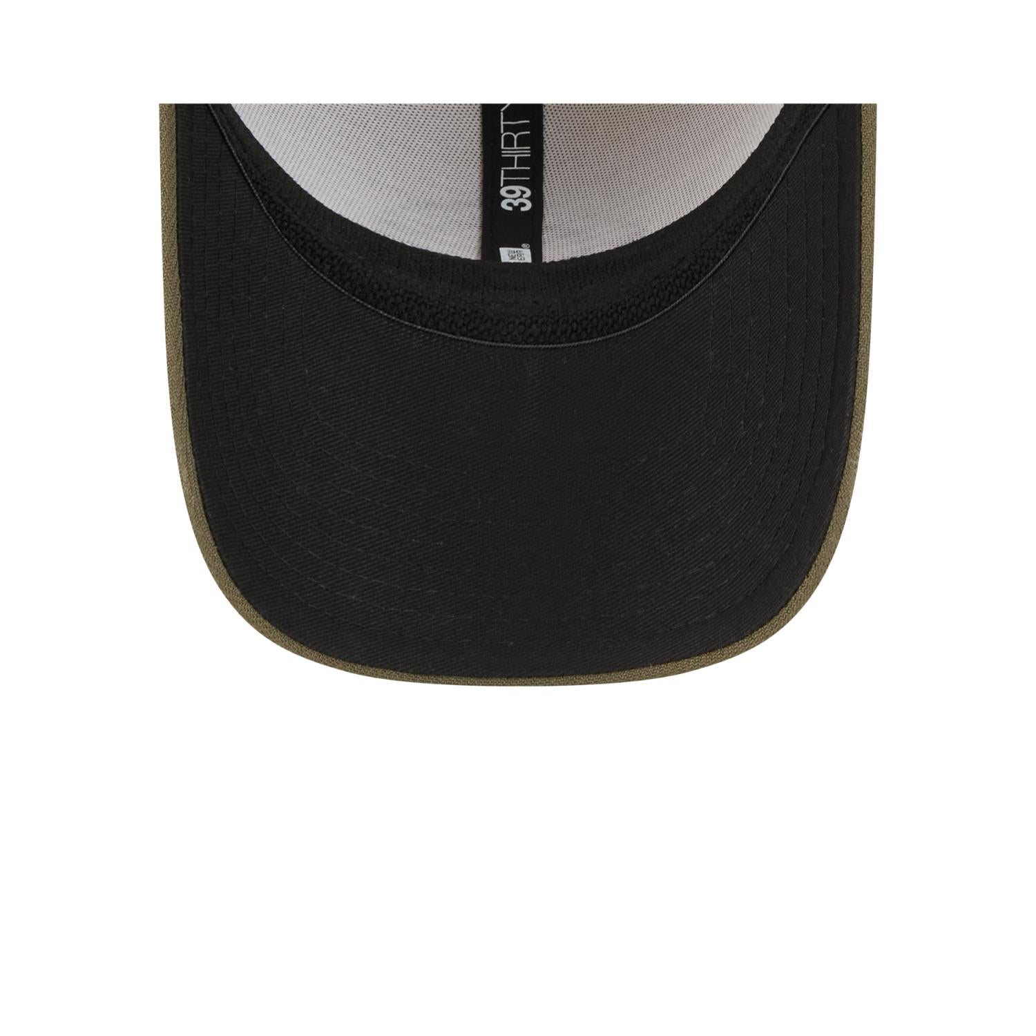 Cincinnati Reds 2025 MLB Armed Forces New Era 39THIRTY Flex Cap Beige - STADIUMDREAMS