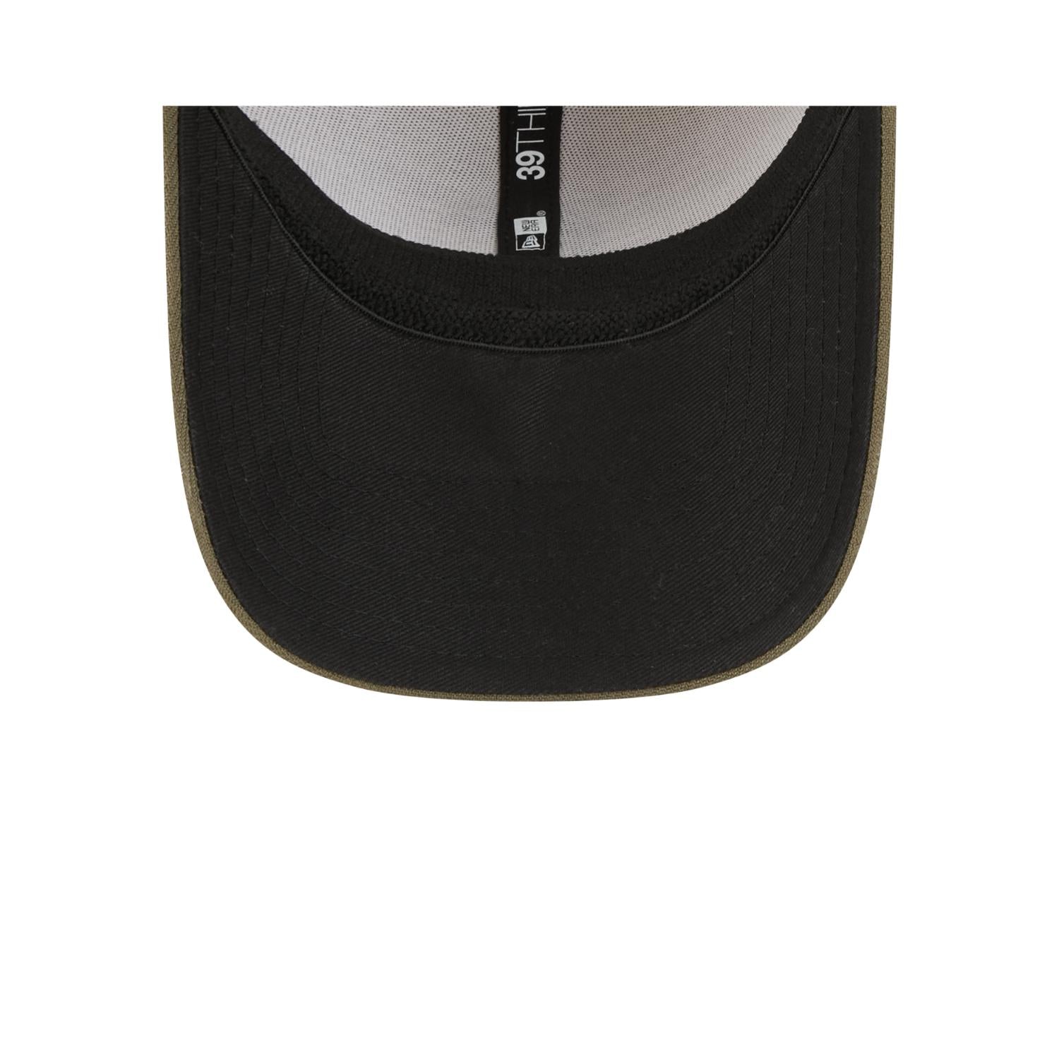 Chicago Cubs 2025 MLB Armed Forces New Era 39THIRTY Flex Cap Beige - STADIUMDREAMS