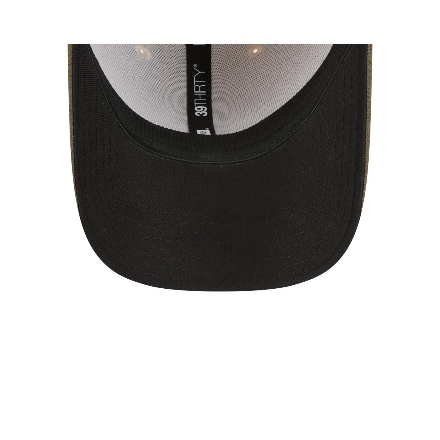 Los Angeles Angels 2025 MLB Armed Forces New Era 39THIRTY Flex Cap Beige - STADIUMDREAMS