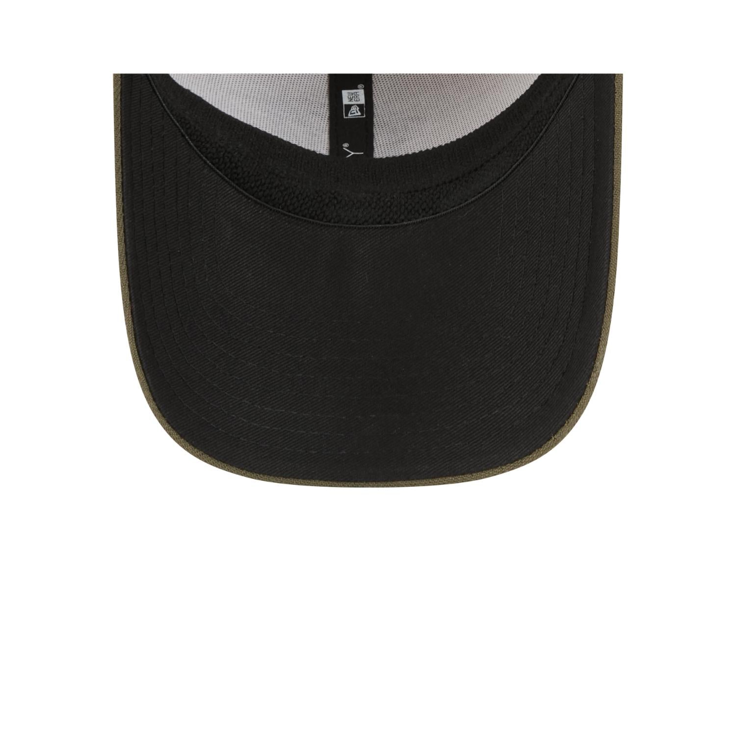 Miami Marlins 2025 MLB Armed Forces New Era 39THIRTY Flex Cap Beige - STADIUMDREAMS