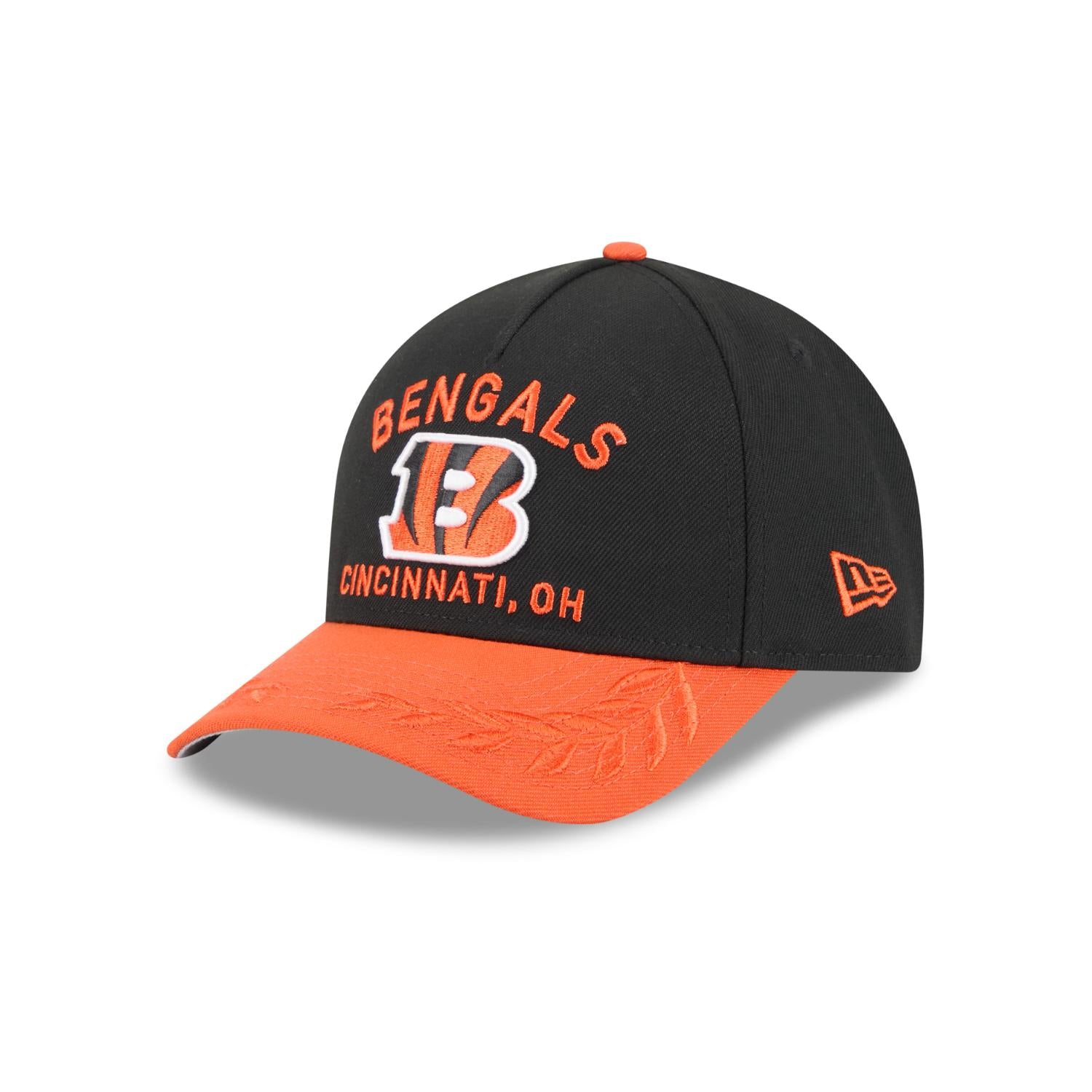Cincinnati Bengals 2025 NFL Draft 9FORTY M-Crown A-Frame Snapback Cap Schwarz - STADIUMDREAMS