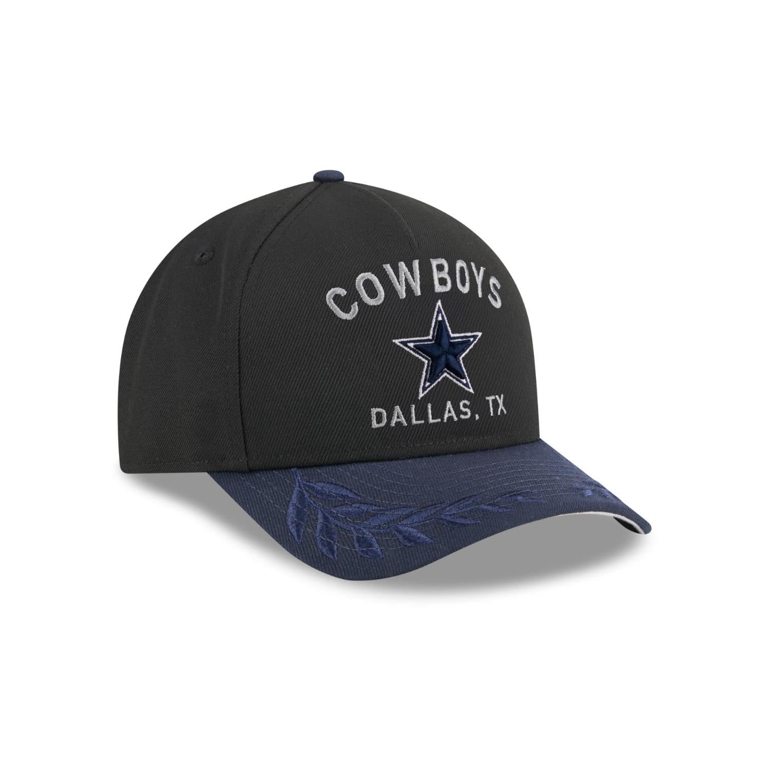 Dallas Cowboys 2025 NFL Draft 9FORTY M-Crown A-Frame Snapback Cap Schwarz - STADIUMDREAMS