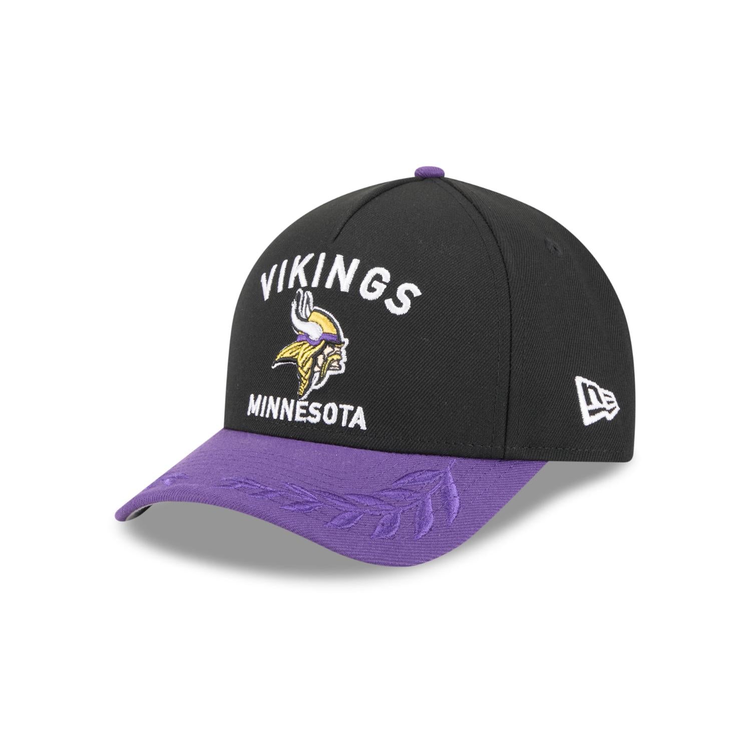 Minnesota Vikings 2025 NFL Draft 9FORTY M-Crown A-Frame Snapback Cap Schwarz - STADIUMDREAMS