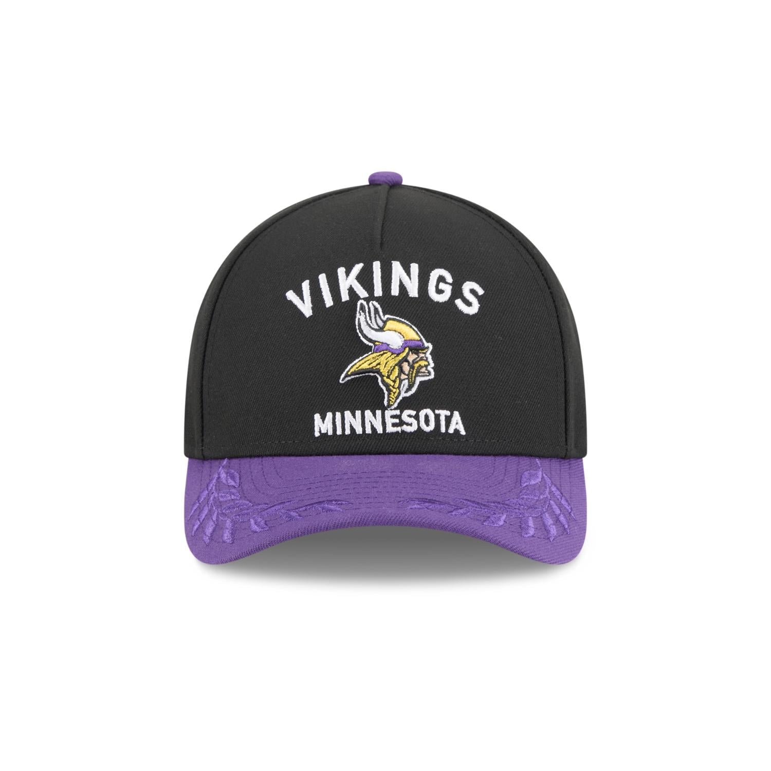Minnesota Vikings 2025 NFL Draft 9FORTY M-Crown A-Frame Snapback Cap Schwarz - STADIUMDREAMS
