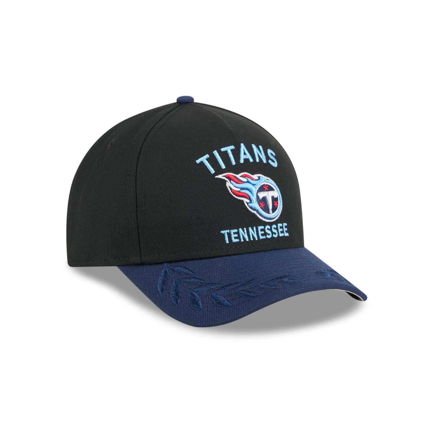 Tennessee Titans 2025 NFL Draft 9FORTY M-Crown A-Frame Snapback Cap Schwarz - STADIUMDREAMS