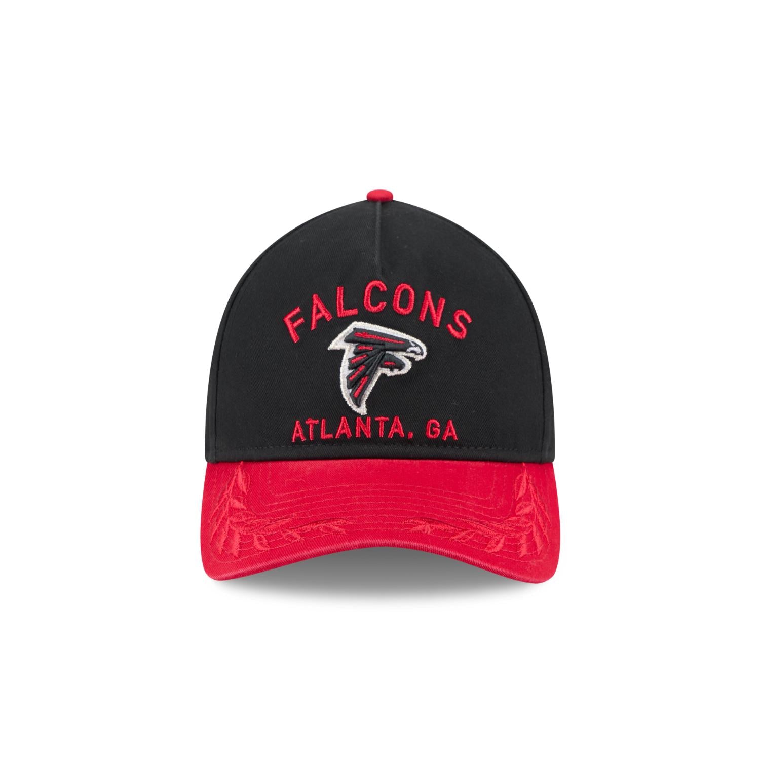 Atlanta Falcons 2025 NFL Draft 9TWENTY A-Frame verstellbare Cap Schwarz - STADIUMDREAMS