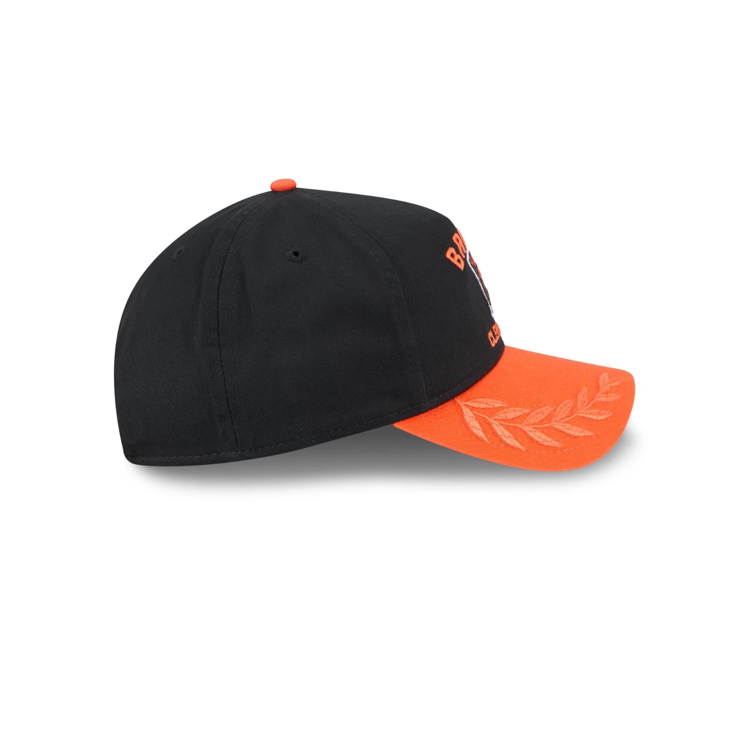 Cleveland Browns 2025 NFL Draft 9TWENTY A-Frame verstellbare Cap Schwarz - STADIUMDREAMS