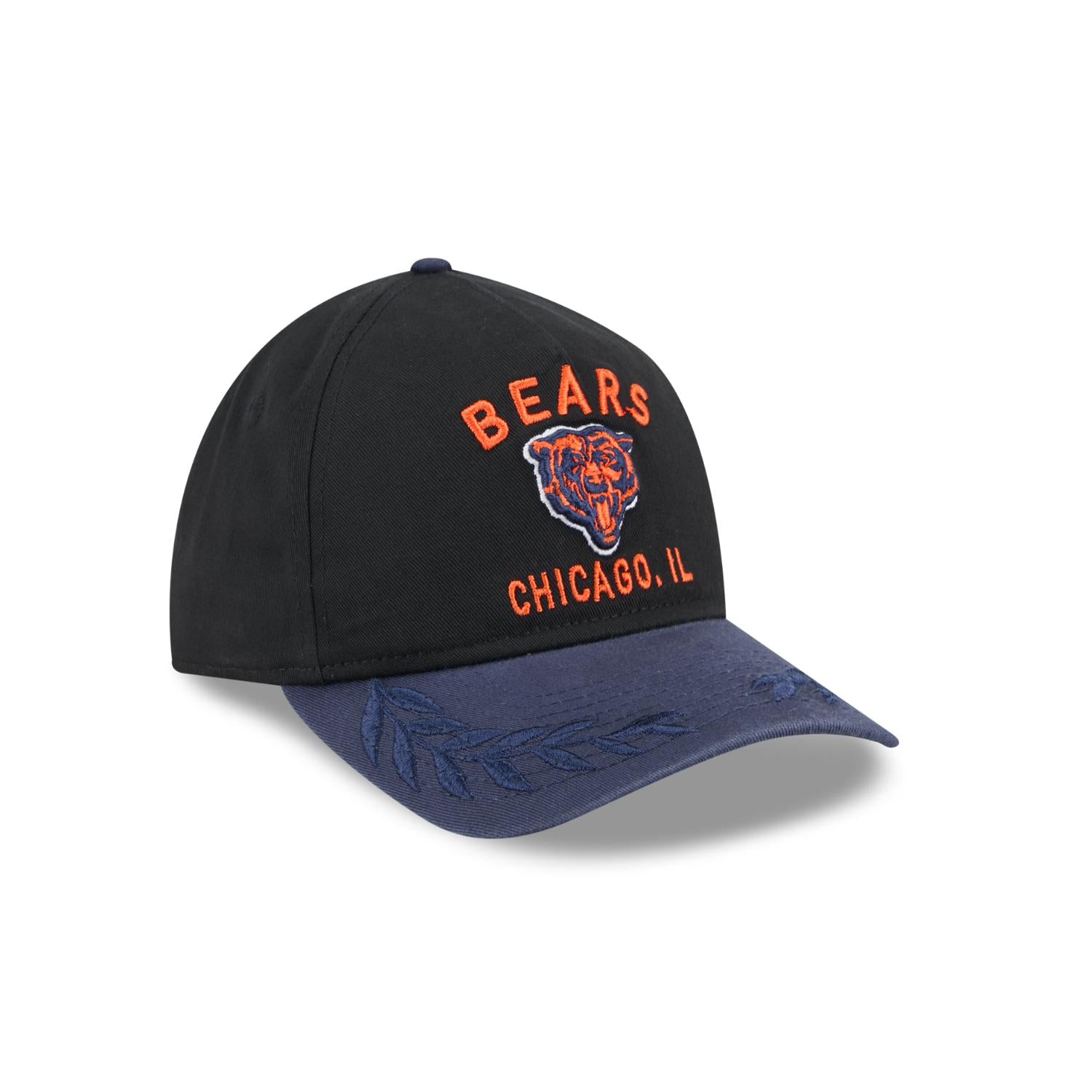 Chicago Bears 2025 NFL Draft 9TWENTY A-Frame verstellbare Cap Schwarz - STADIUMDREAMS