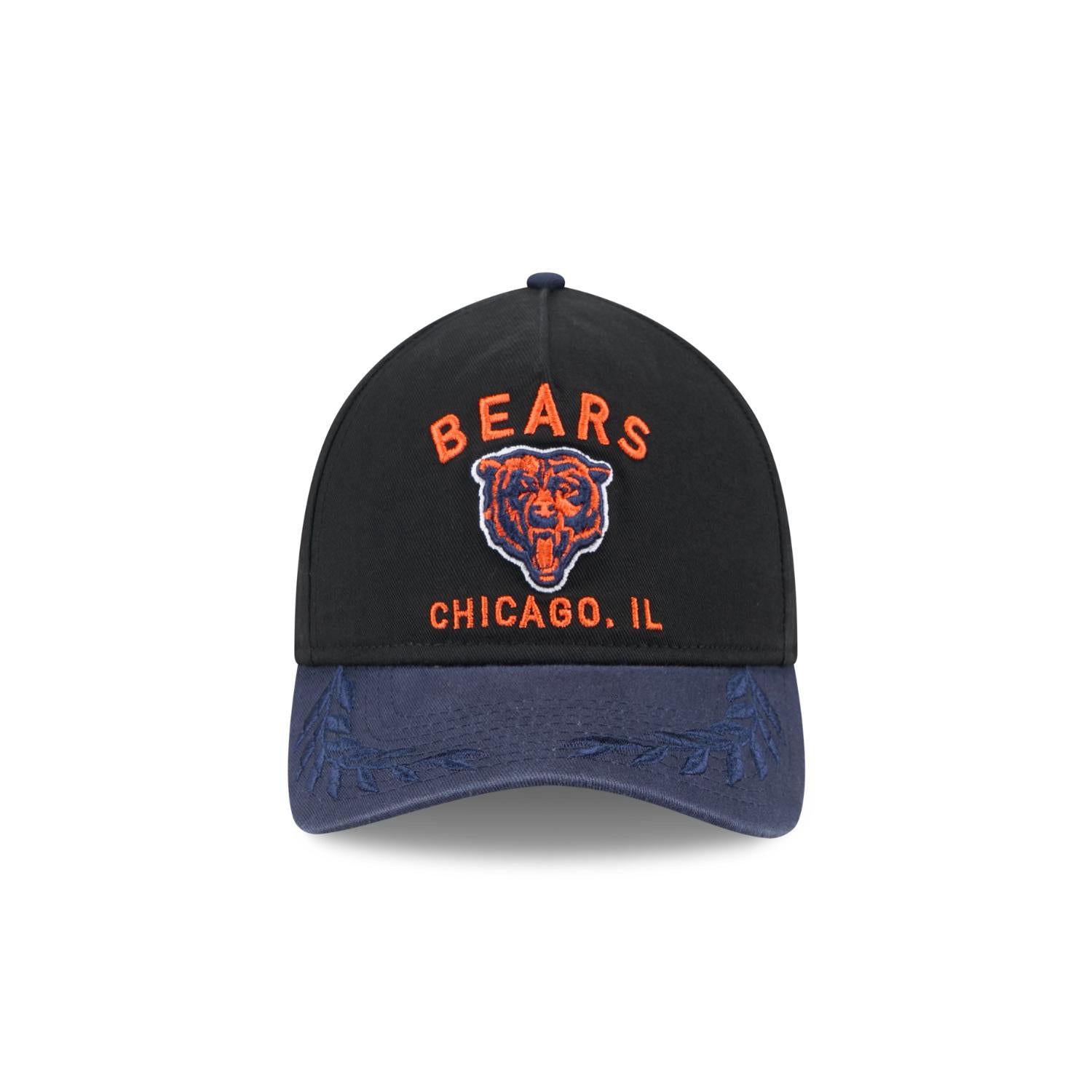 Chicago Bears 2025 NFL Draft 9TWENTY A-Frame verstellbare Cap Schwarz - STADIUMDREAMS