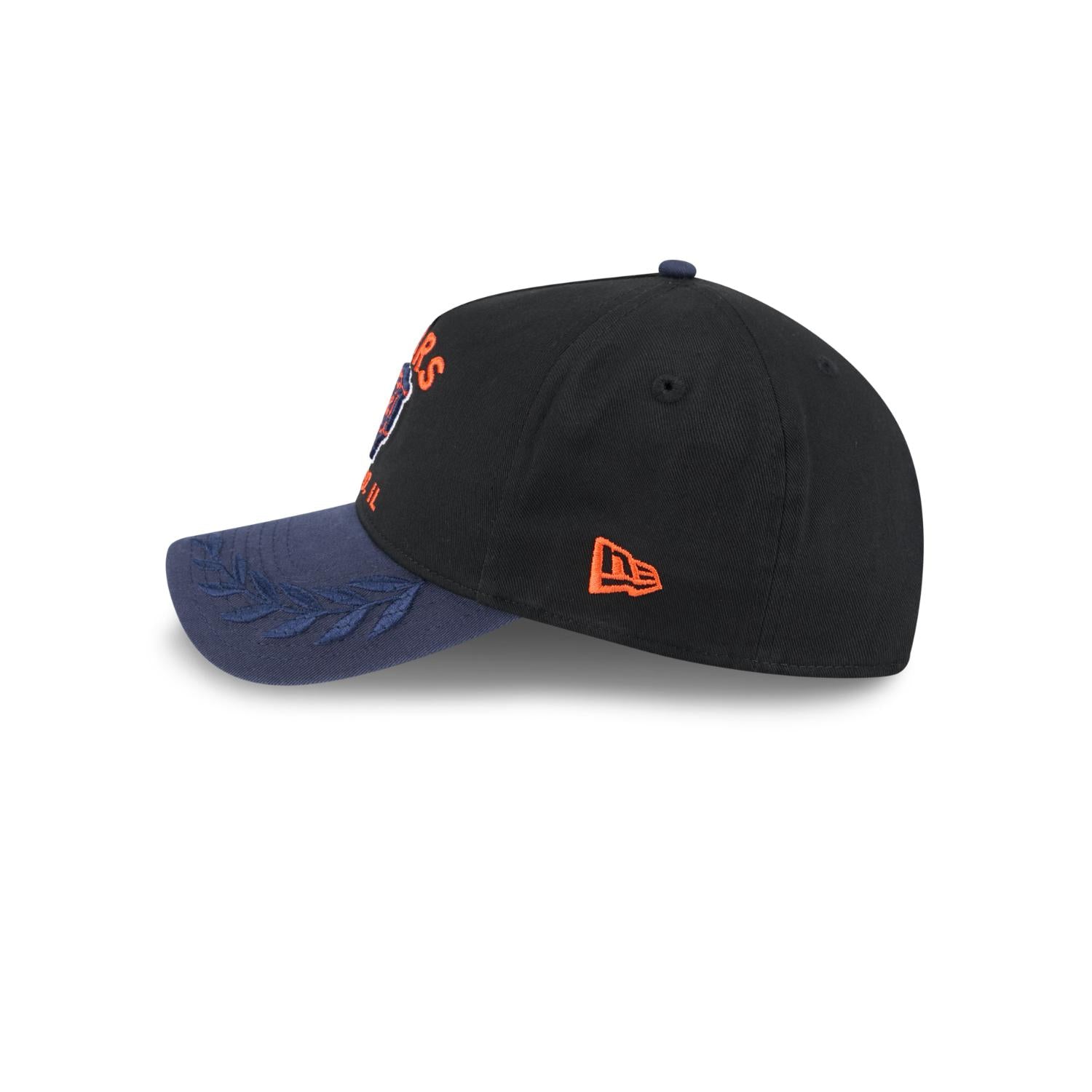 Chicago Bears 2025 NFL Draft 9TWENTY A-Frame verstellbare Cap Schwarz - STADIUMDREAMS