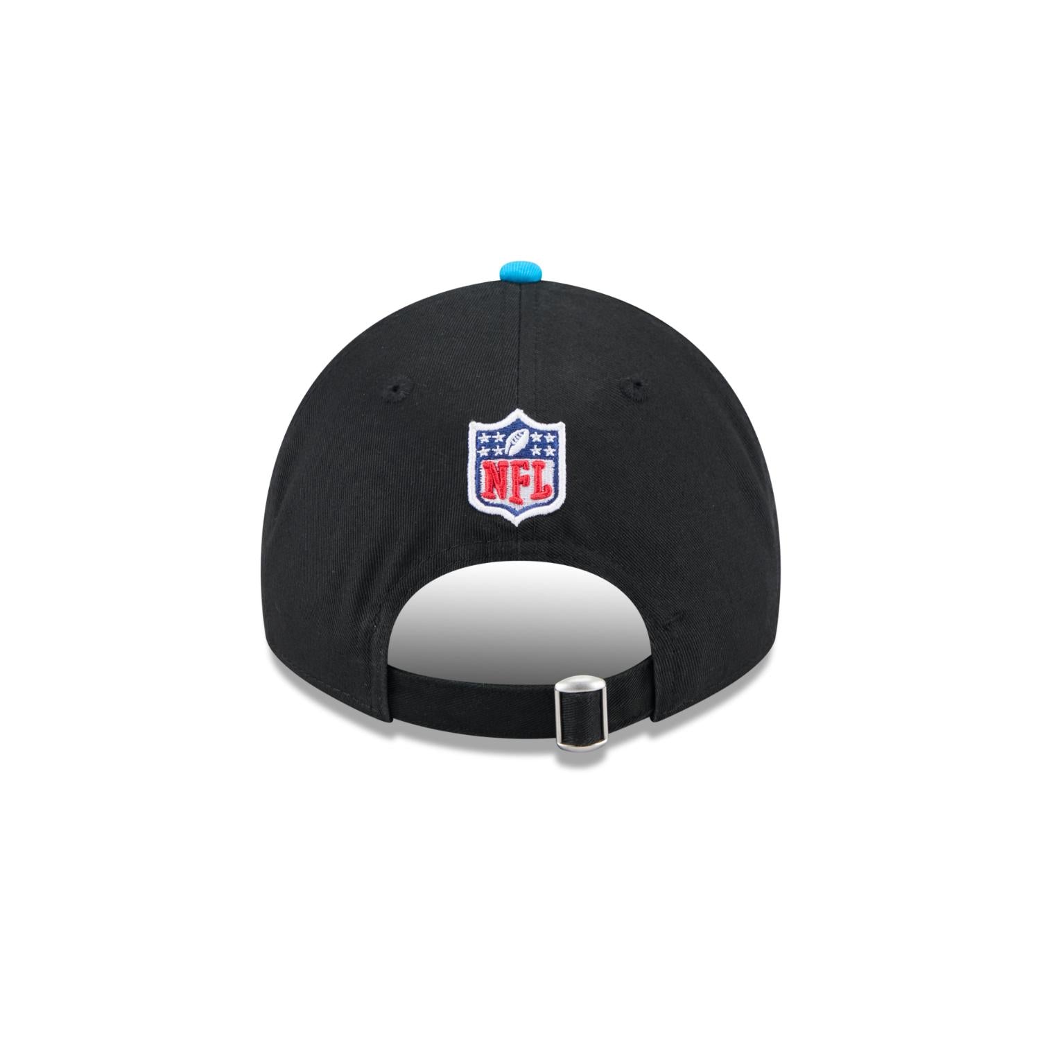 Carolina Panthers 2025 NFL Draft 9TWENTY A-Frame verstellbare Cap Schwarz - STADIUMDREAMS