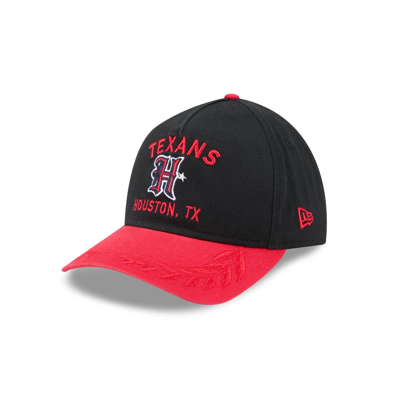 Houston Texans 2025 NFL Draft 9TWENTY A-Frame verstellbare Cap Schwarz - STADIUMDREAMS