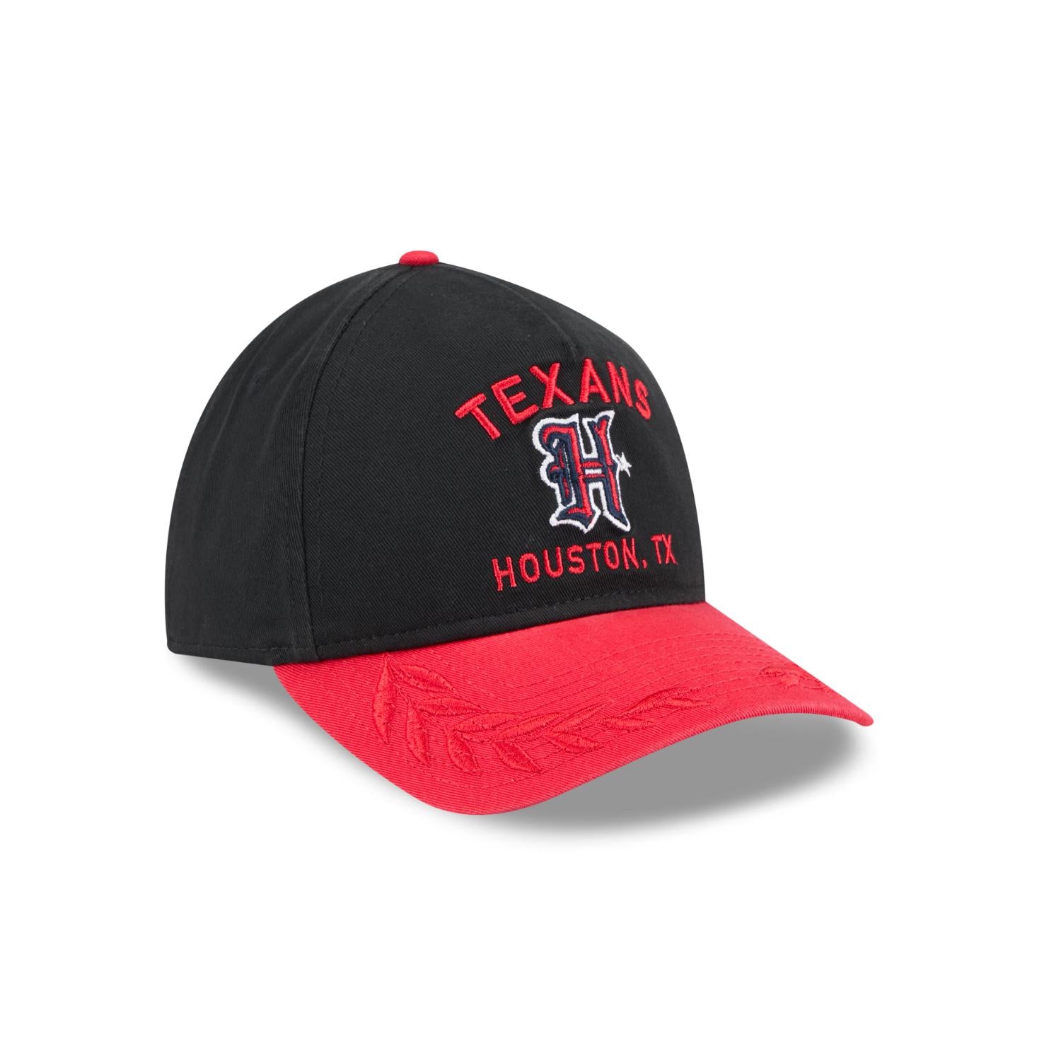 Houston Texans 2025 NFL Draft 9TWENTY A-Frame verstellbare Cap Schwarz - STADIUMDREAMS