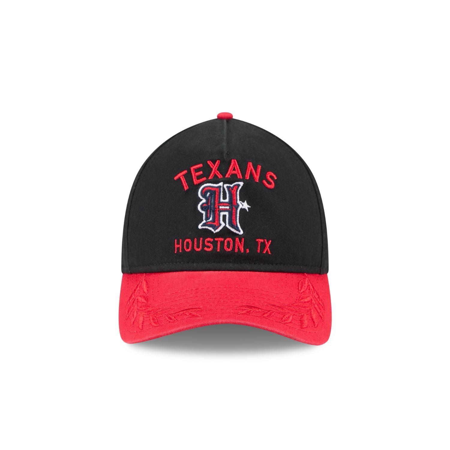 Houston Texans 2025 NFL Draft 9TWENTY A-Frame verstellbare Cap Schwarz - STADIUMDREAMS