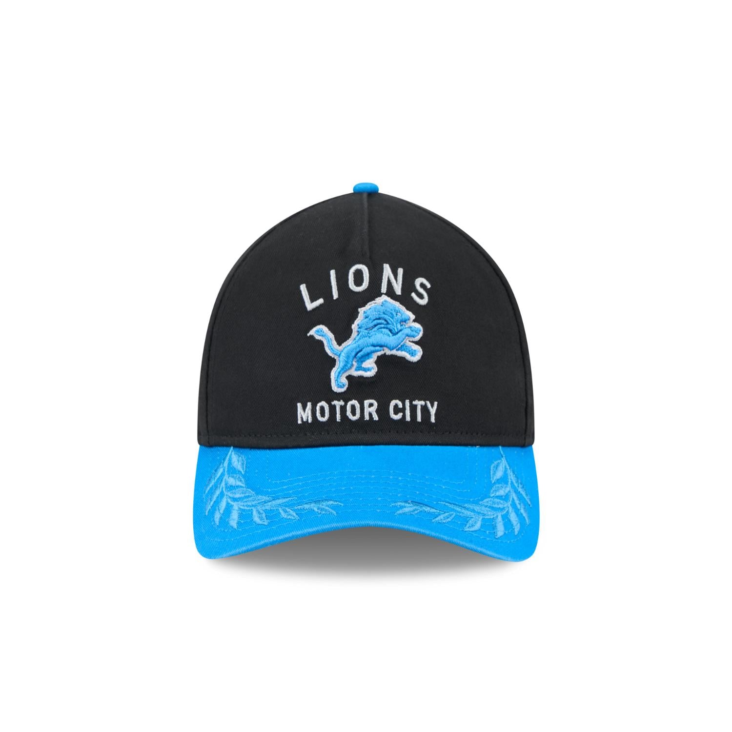 Detroit Lions 2025 NFL Draft 9TWENTY A-Frame verstellbare Cap Schwarz - STADIUMDREAMS