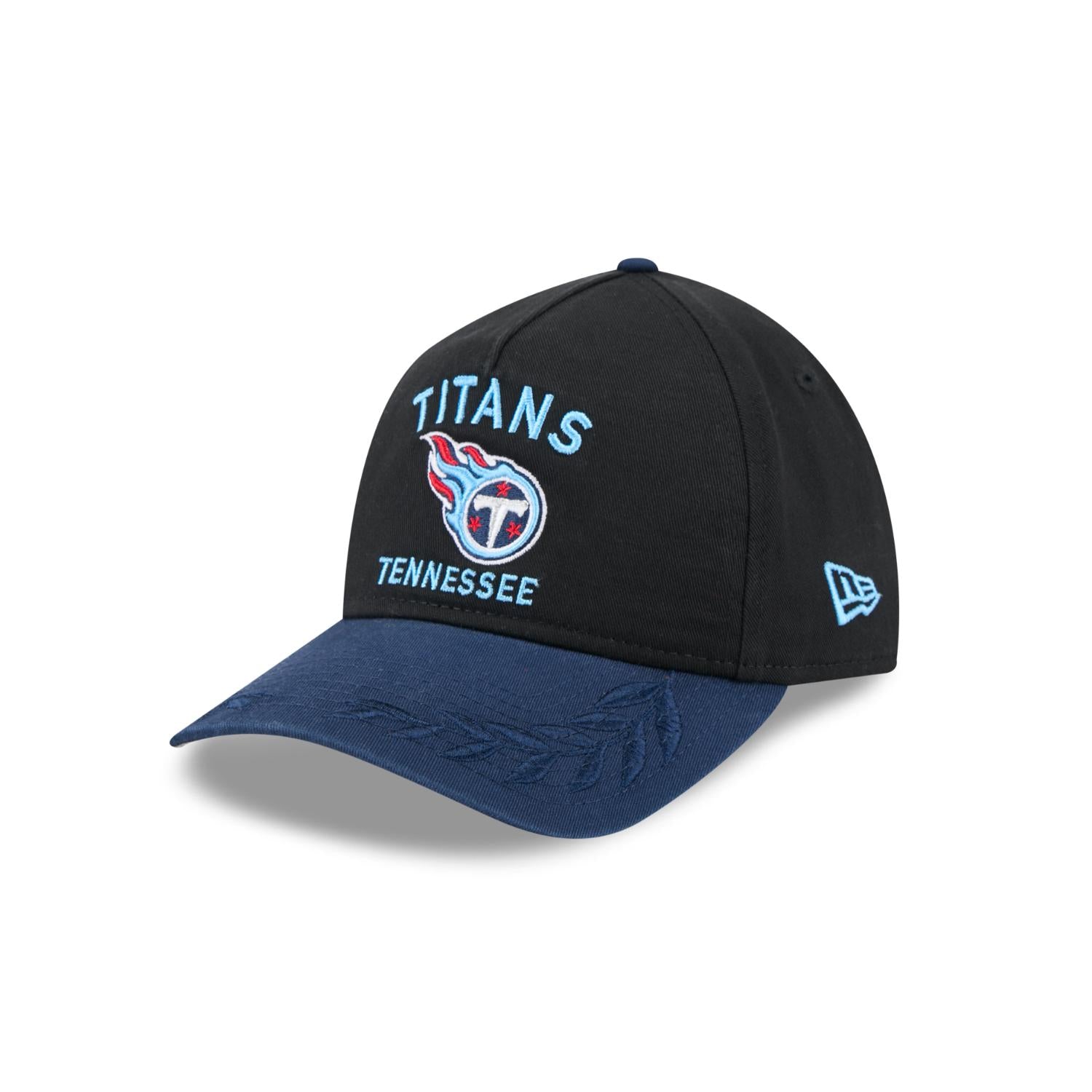 Tennessee Titans 2025 NFL Draft 9TWENTY A-Frame verstellbare Cap Schwarz - STADIUMDREAMS