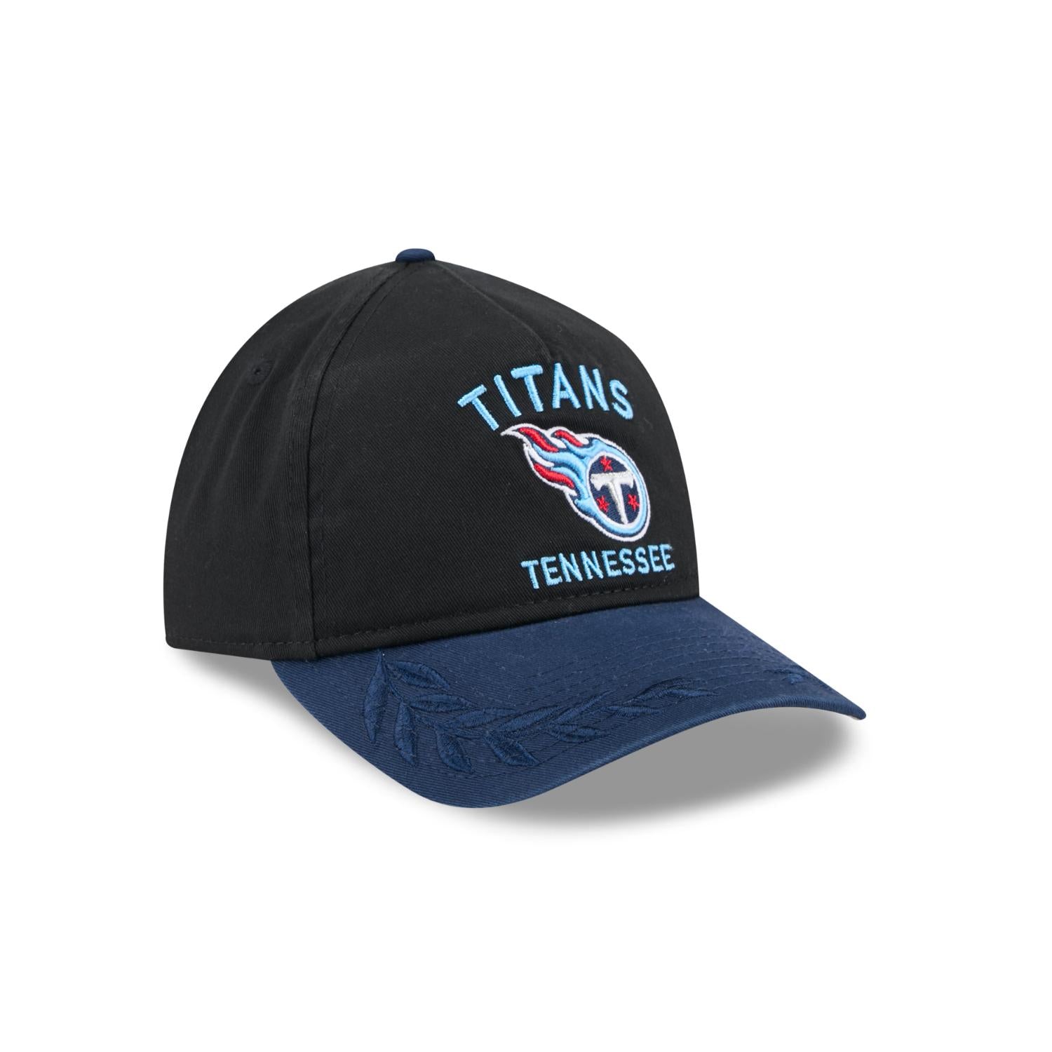 Tennessee Titans 2025 NFL Draft 9TWENTY A-Frame verstellbare Cap Schwarz - STADIUMDREAMS
