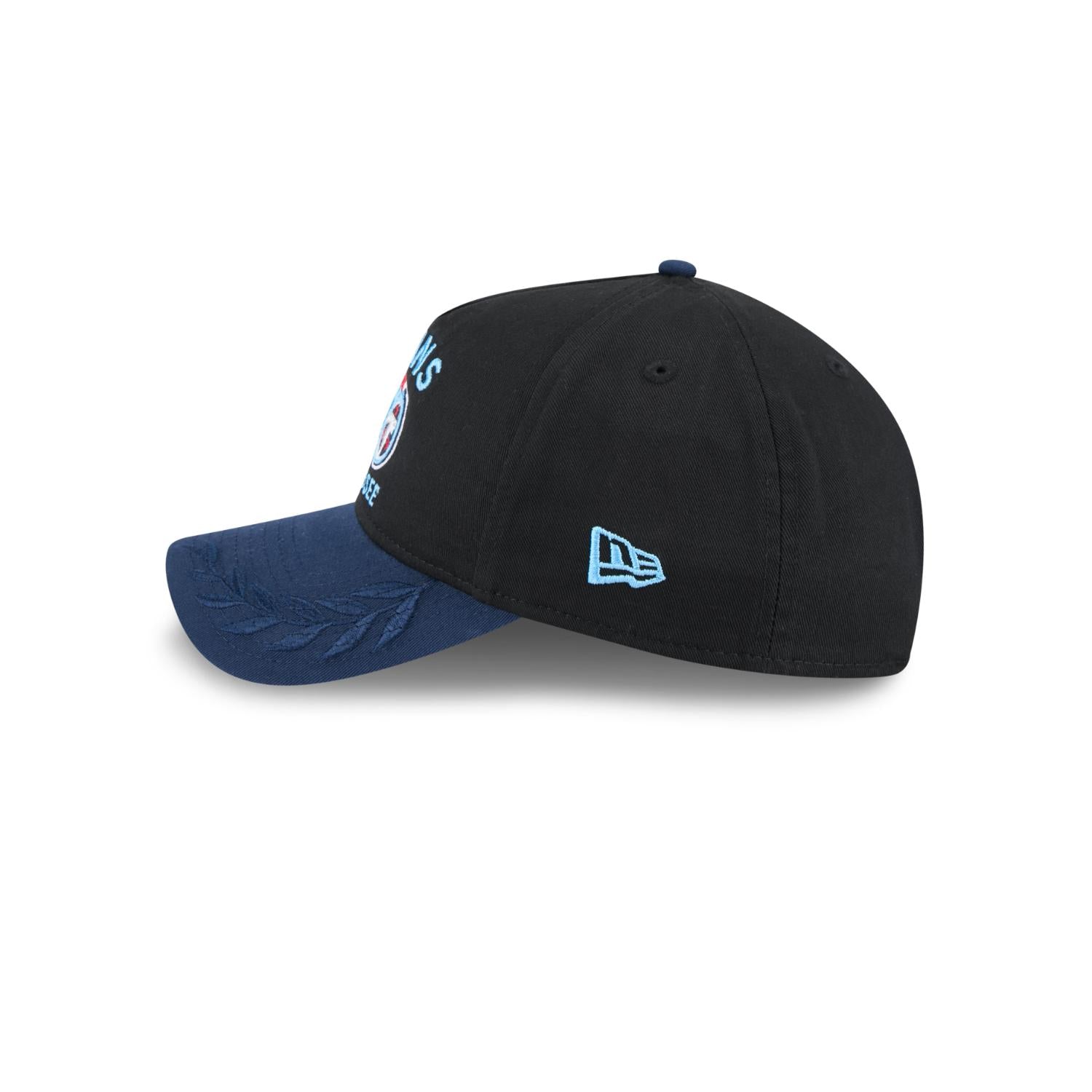 Tennessee Titans 2025 NFL Draft 9TWENTY A-Frame verstellbare Cap Schwarz - STADIUMDREAMS