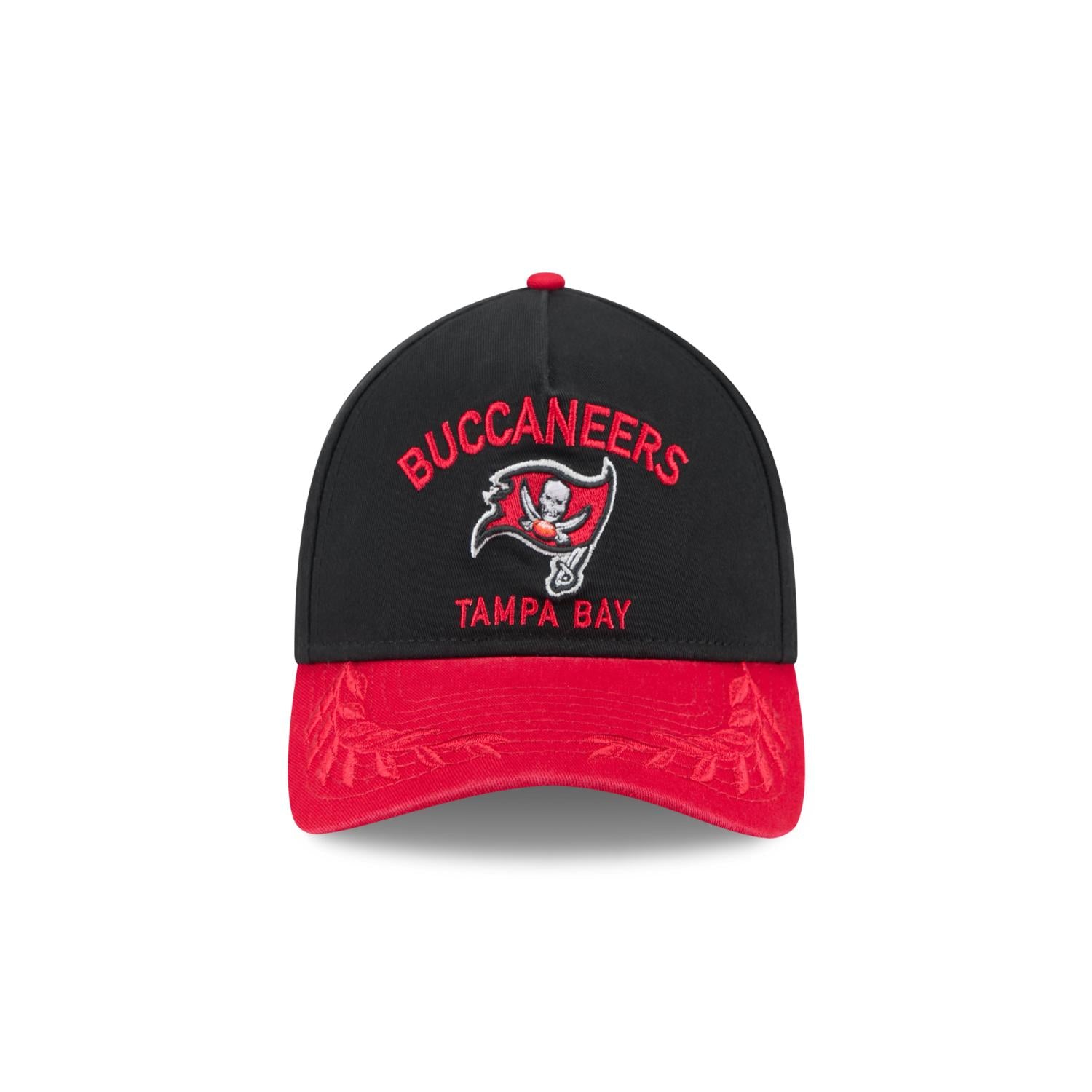 Tampa Bay Buccaneers 2025 NFL Draft 9TWENTY A-Frame verstellbare Cap Schwarz - STADIUMDREAMS