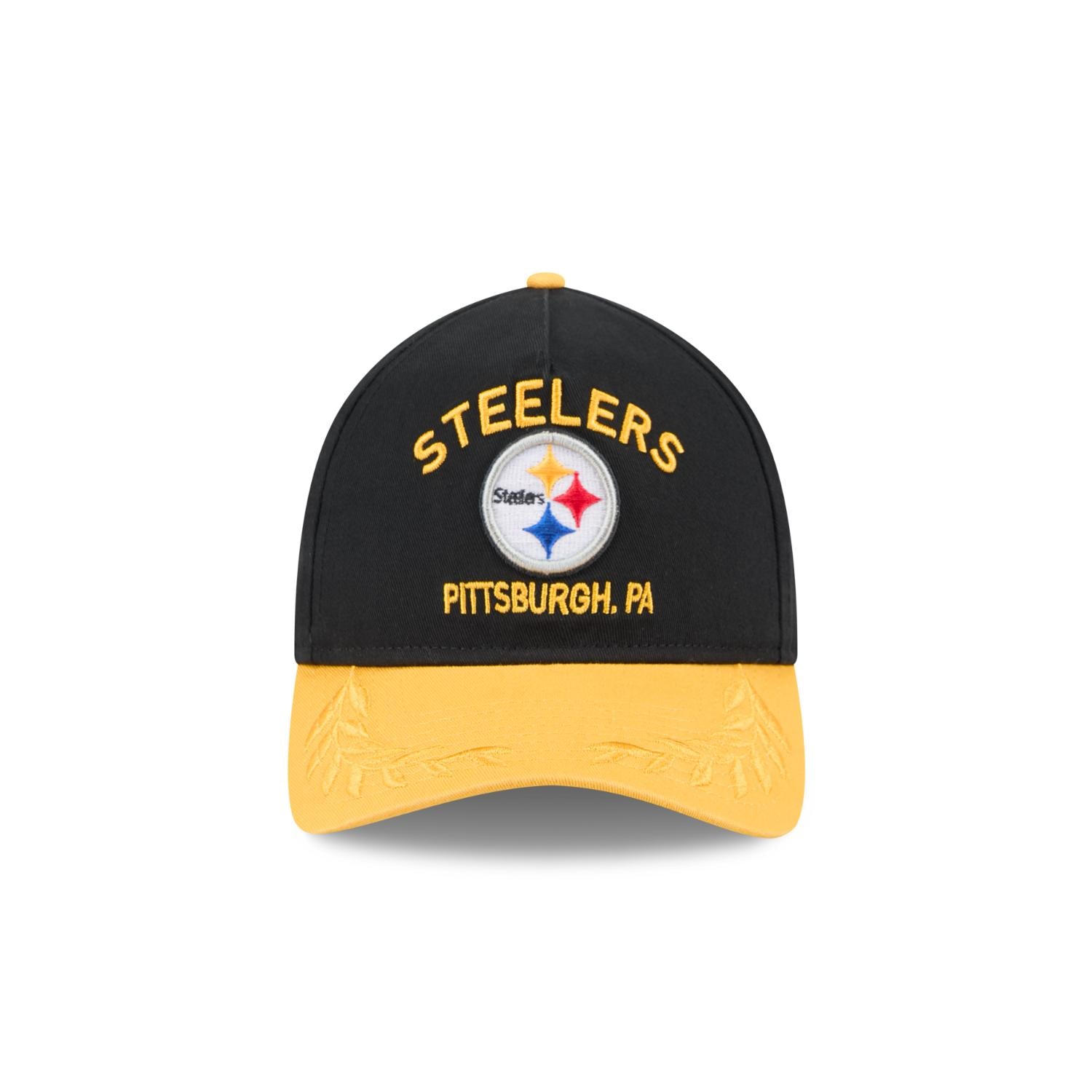 Pittsburgh Steelers 2025 NFL Draft 9TWENTY A-Frame verstellbare Cap Schwarz - STADIUMDREAMS