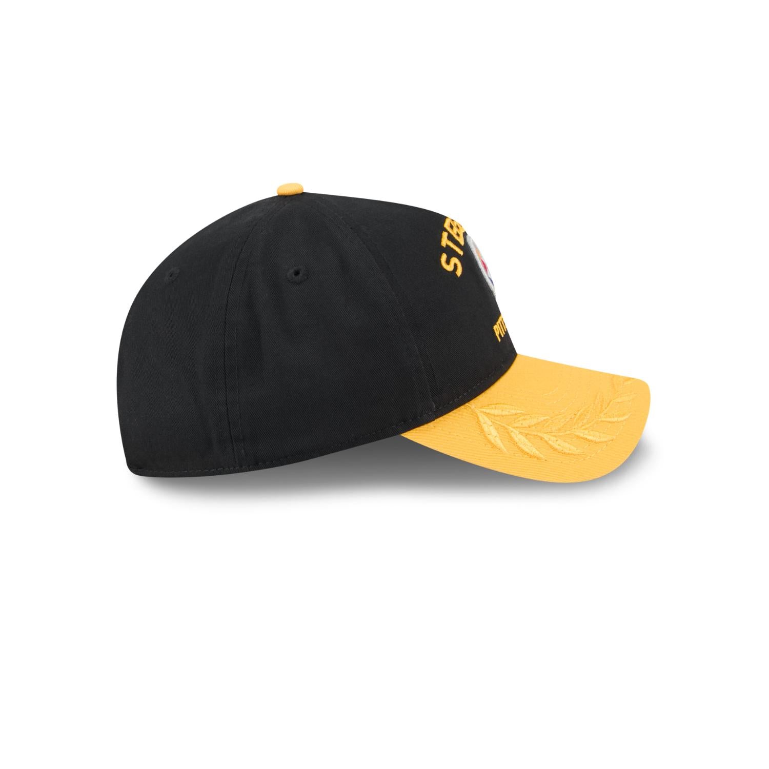 Pittsburgh Steelers 2025 NFL Draft 9TWENTY A-Frame verstellbare Cap Schwarz - STADIUMDREAMS