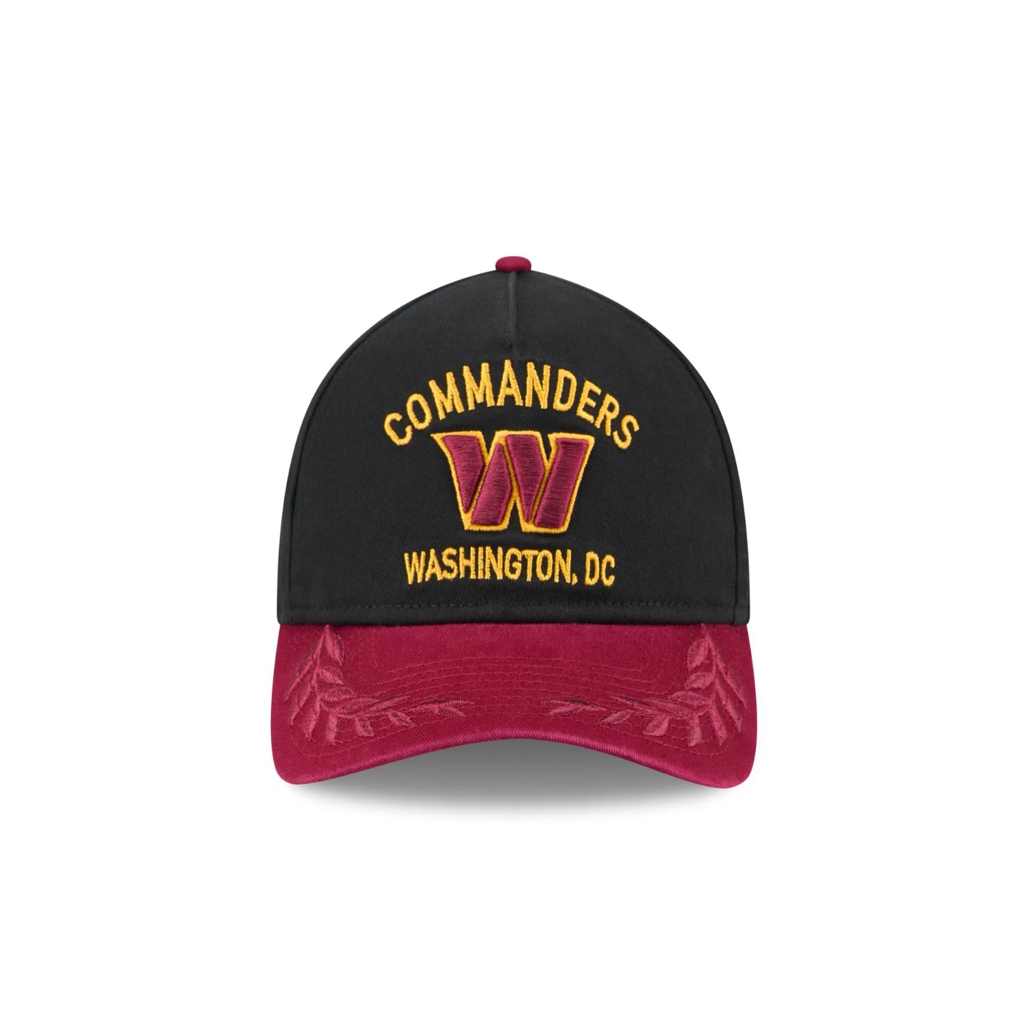 Washington Commanders 2025 NFL Draft 9TWENTY A-Frame verstellbare Cap Schwarz - STADIUMDREAMS
