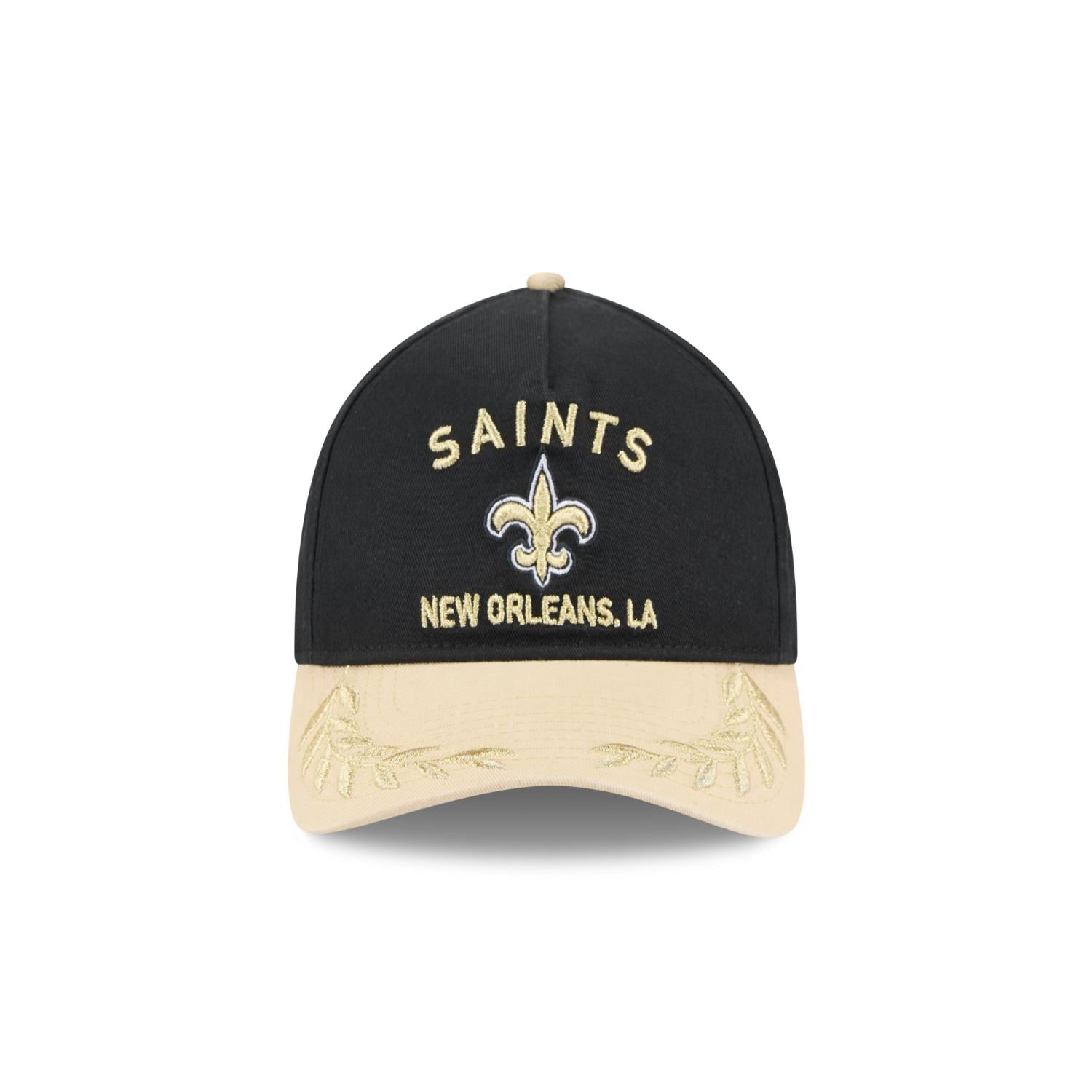 New Orleans Saints 2025 NFL Draft 9TWENTY A-Frame verstellbare Cap Schwarz - STADIUMDREAMS