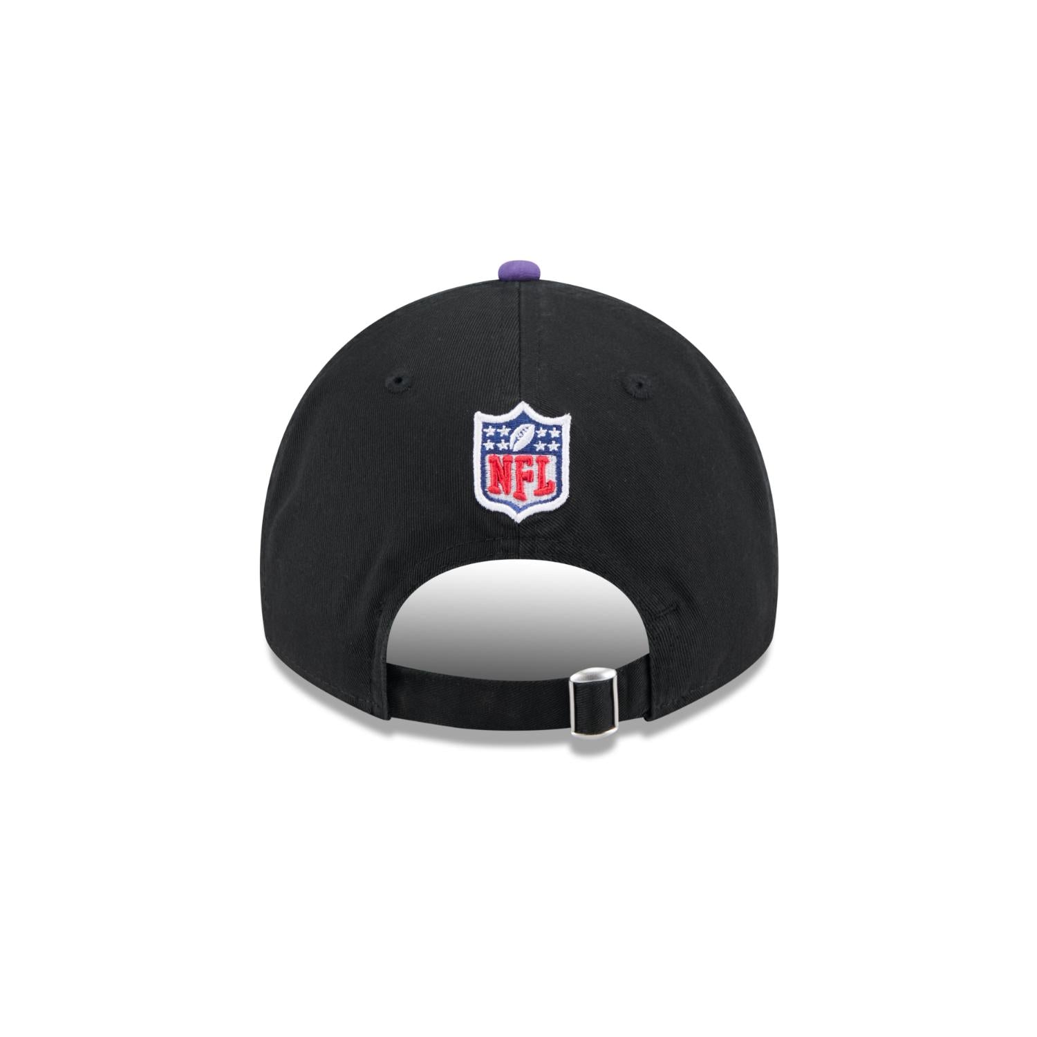 Minnesota Vikings 2025 NFL Draft 9TWENTY A-Frame verstellbare Cap Schwarz - STADIUMDREAMS