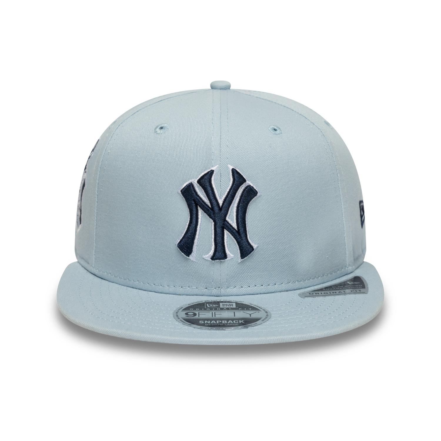 New York Yankees New Era Big Patch 9FIFTY Snapback MLB Cap Blau - STADIUMDREAMS