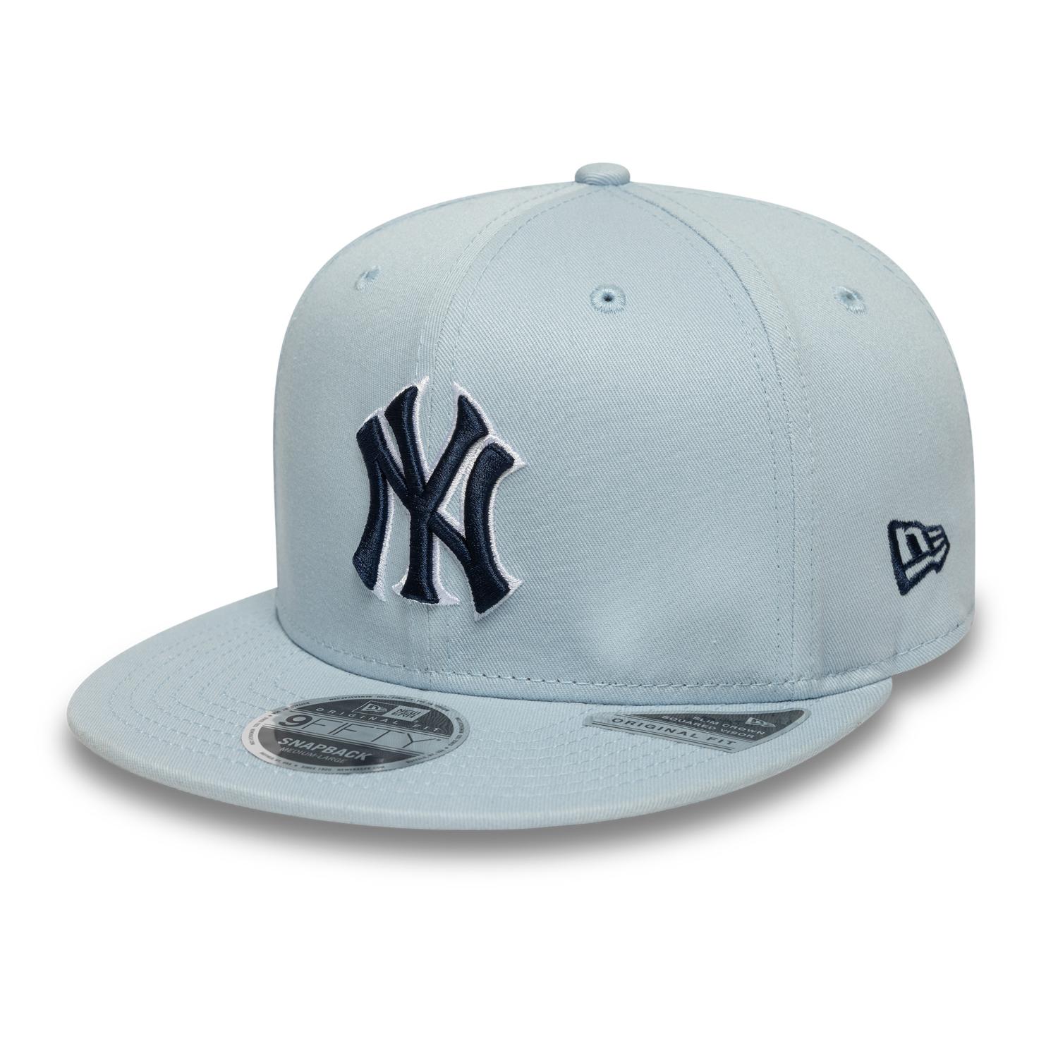 New York Yankees New Era Big Patch 9FIFTY Snapback MLB Cap Blau - STADIUMDREAMS