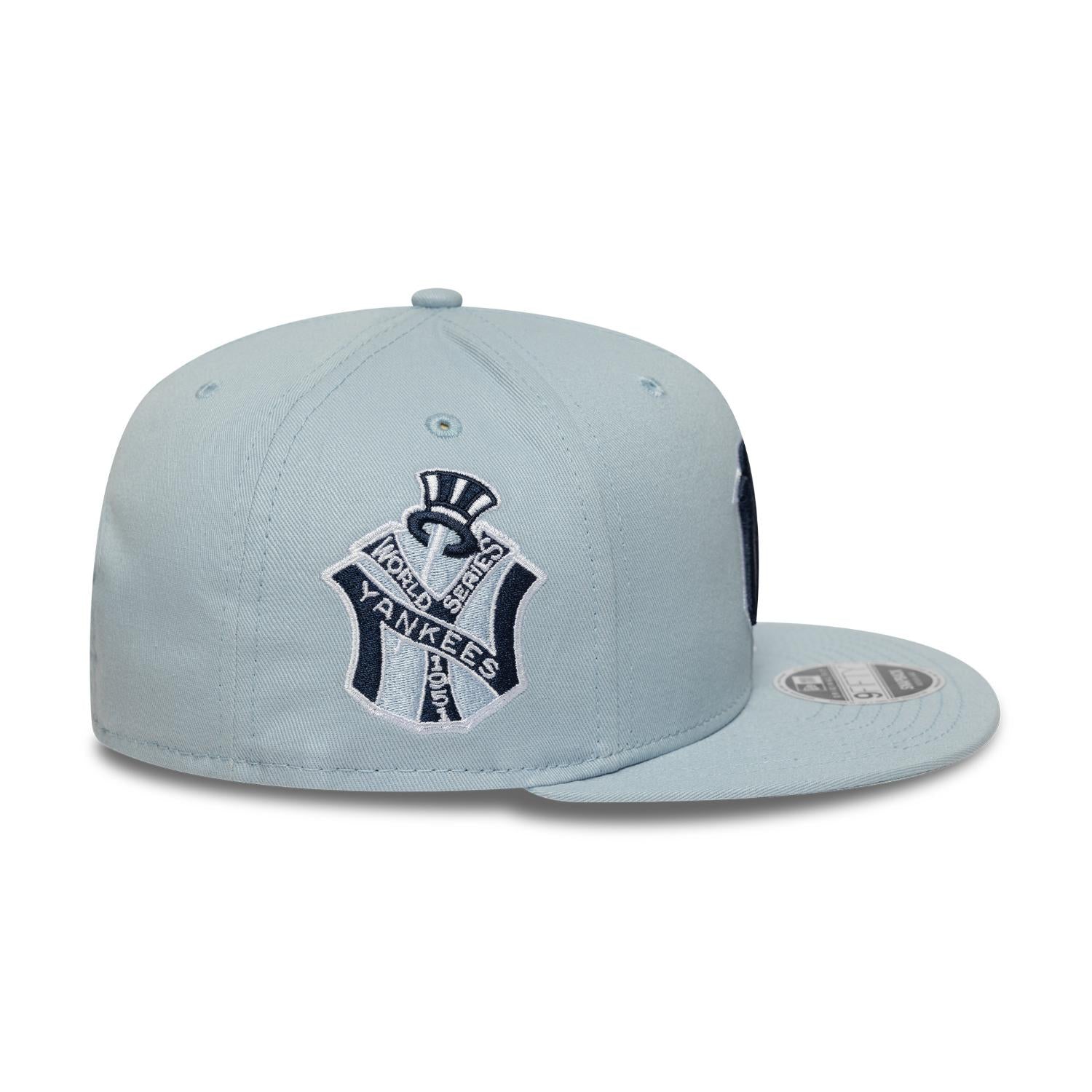 New York Yankees New Era Big Patch 9FIFTY Snapback MLB Cap Blau - STADIUMDREAMS