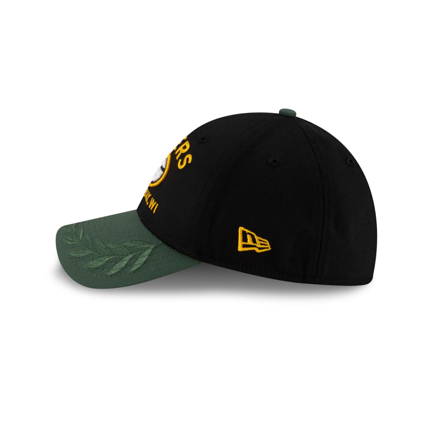 Green Bay Packers New Era 2025 NFL Draft 39THIRTY Cap Schwarz - STADIUMDREAMS