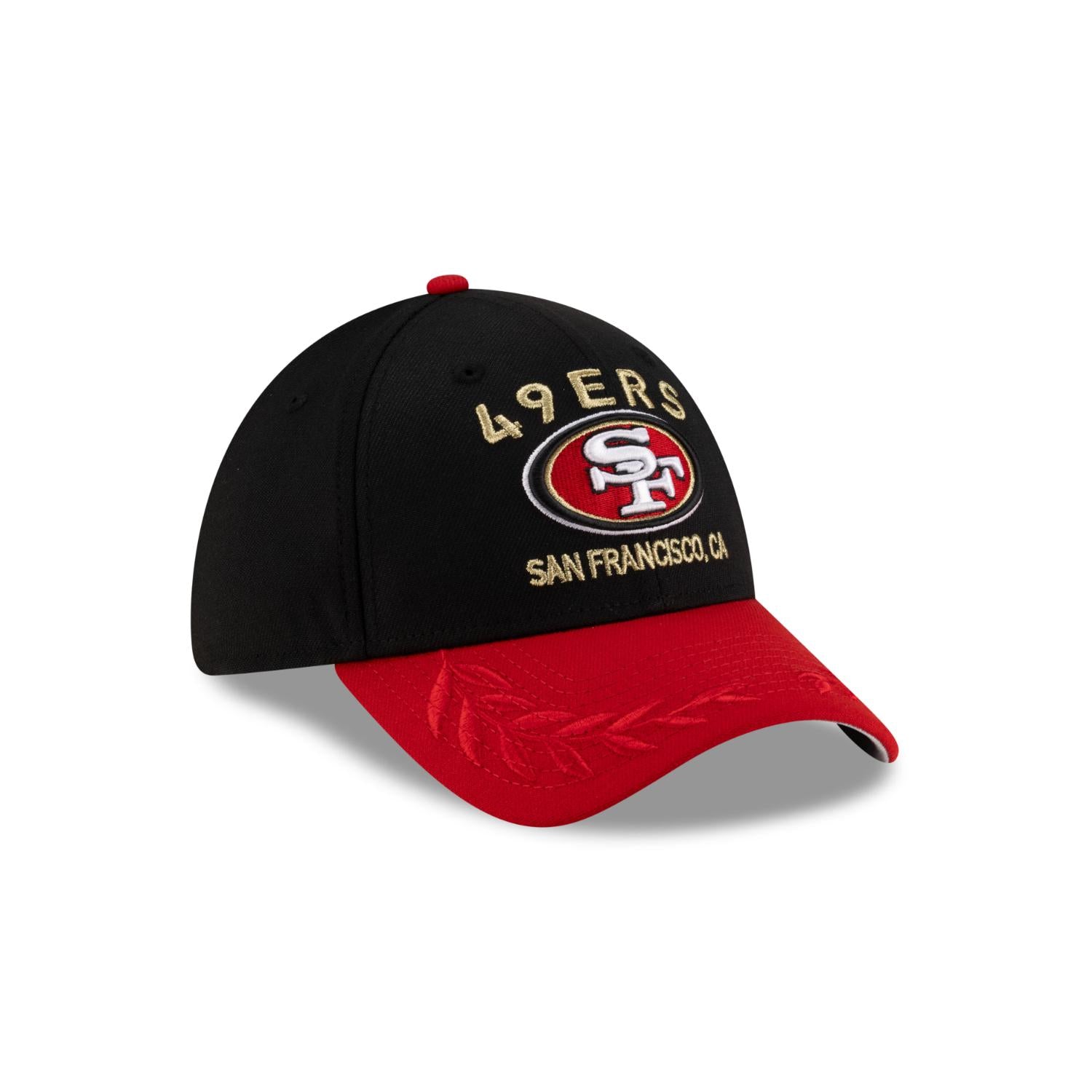 San Francisco 49ers New Era 2025 NFL Draft 39THIRTY Cap Schwarz - STADIUMDREAMS