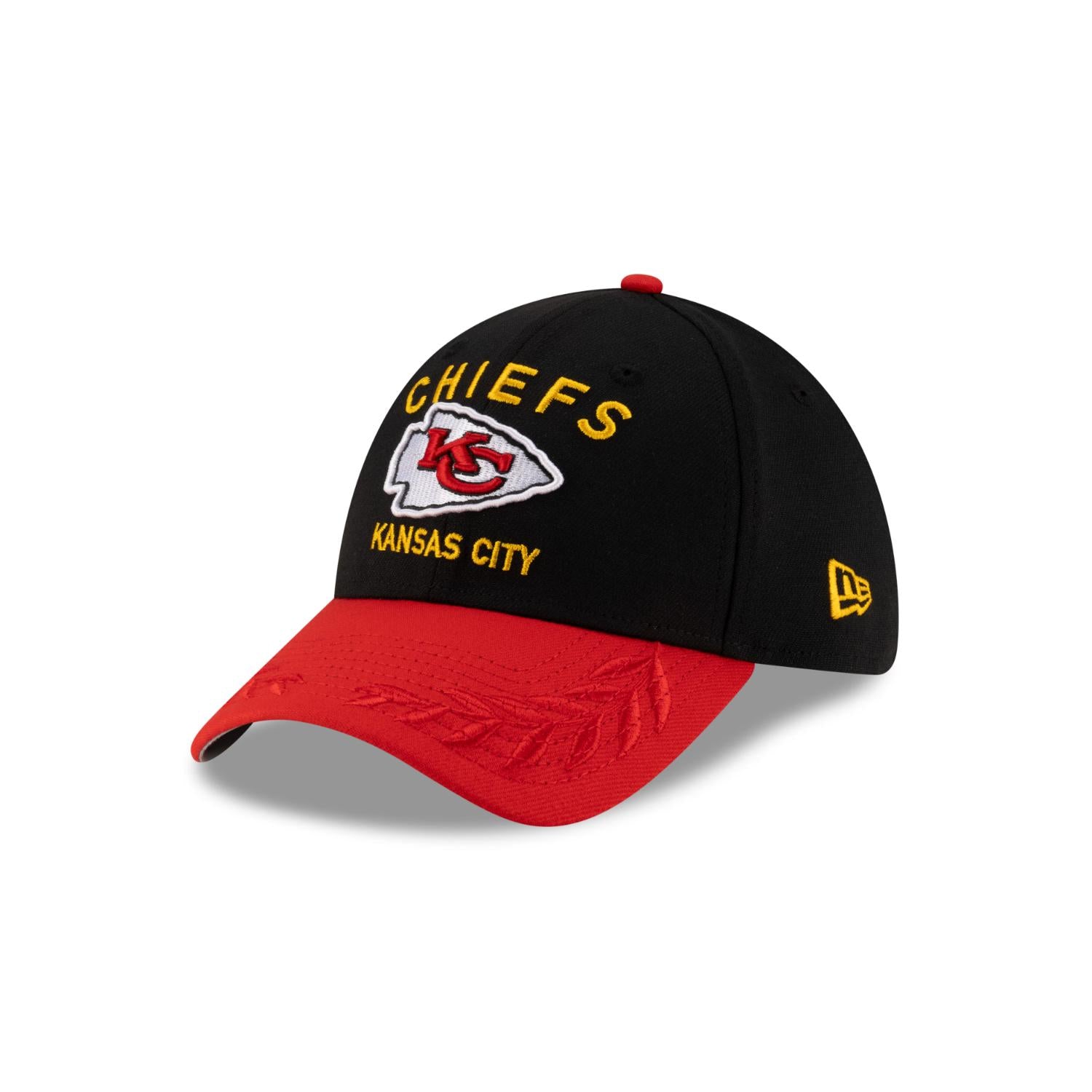 Kansas City Chiefs New Era 2025 NFL Draft 39THIRTY Cap Schwarz - STADIUMDREAMS