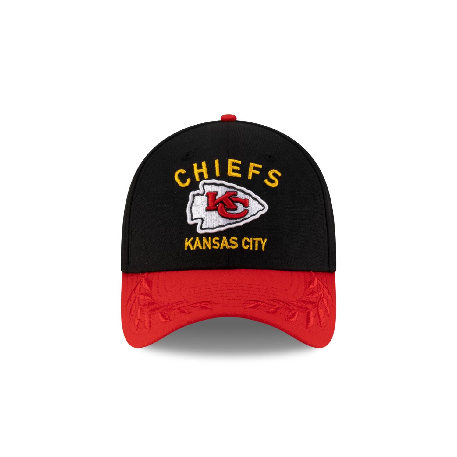 Kansas City Chiefs New Era 2025 NFL Draft 39THIRTY Cap Schwarz - STADIUMDREAMS