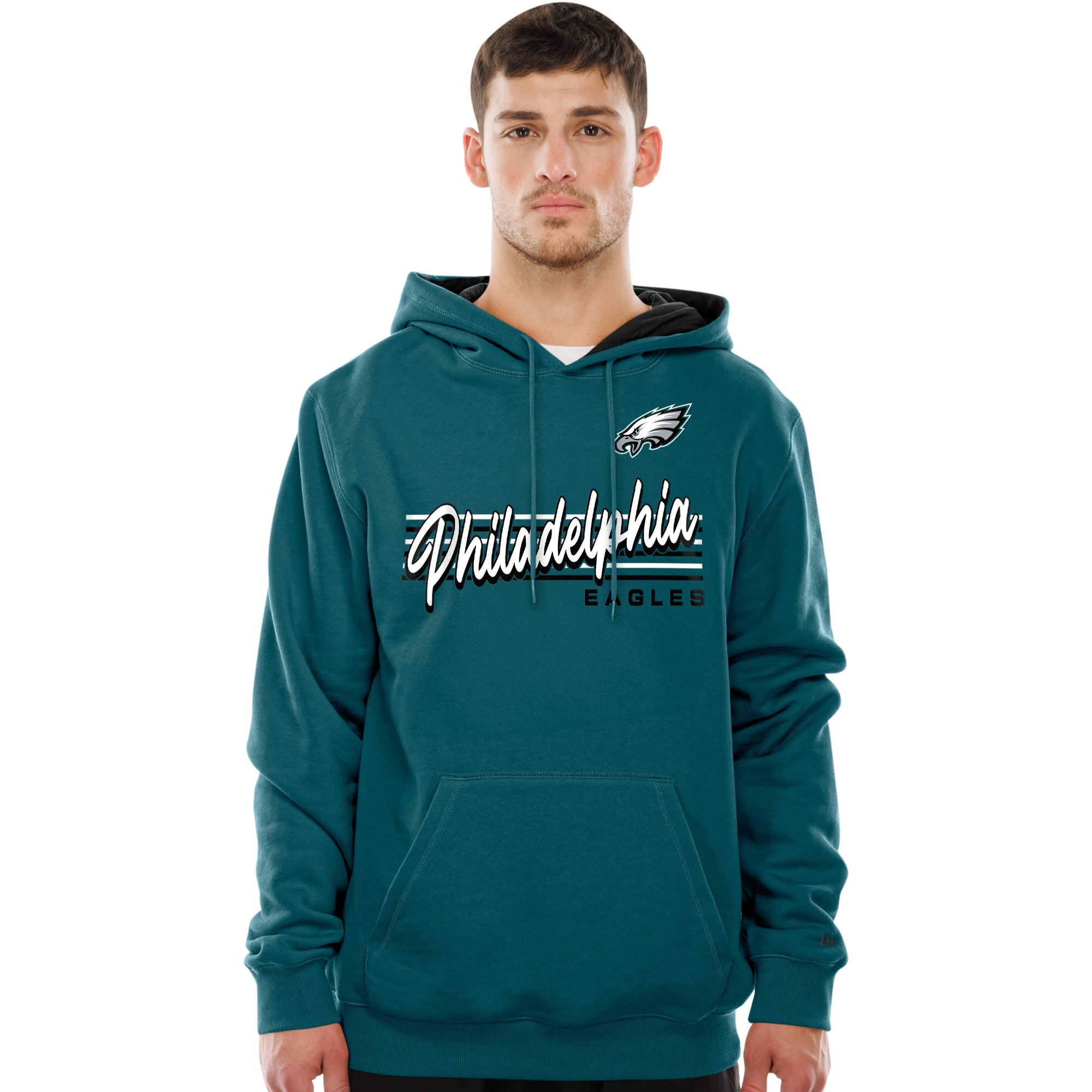 Philadelphia Eagles New Era USA EDITION Retro Scripted NFL Hoodie Grün - STADIUMDREAMS