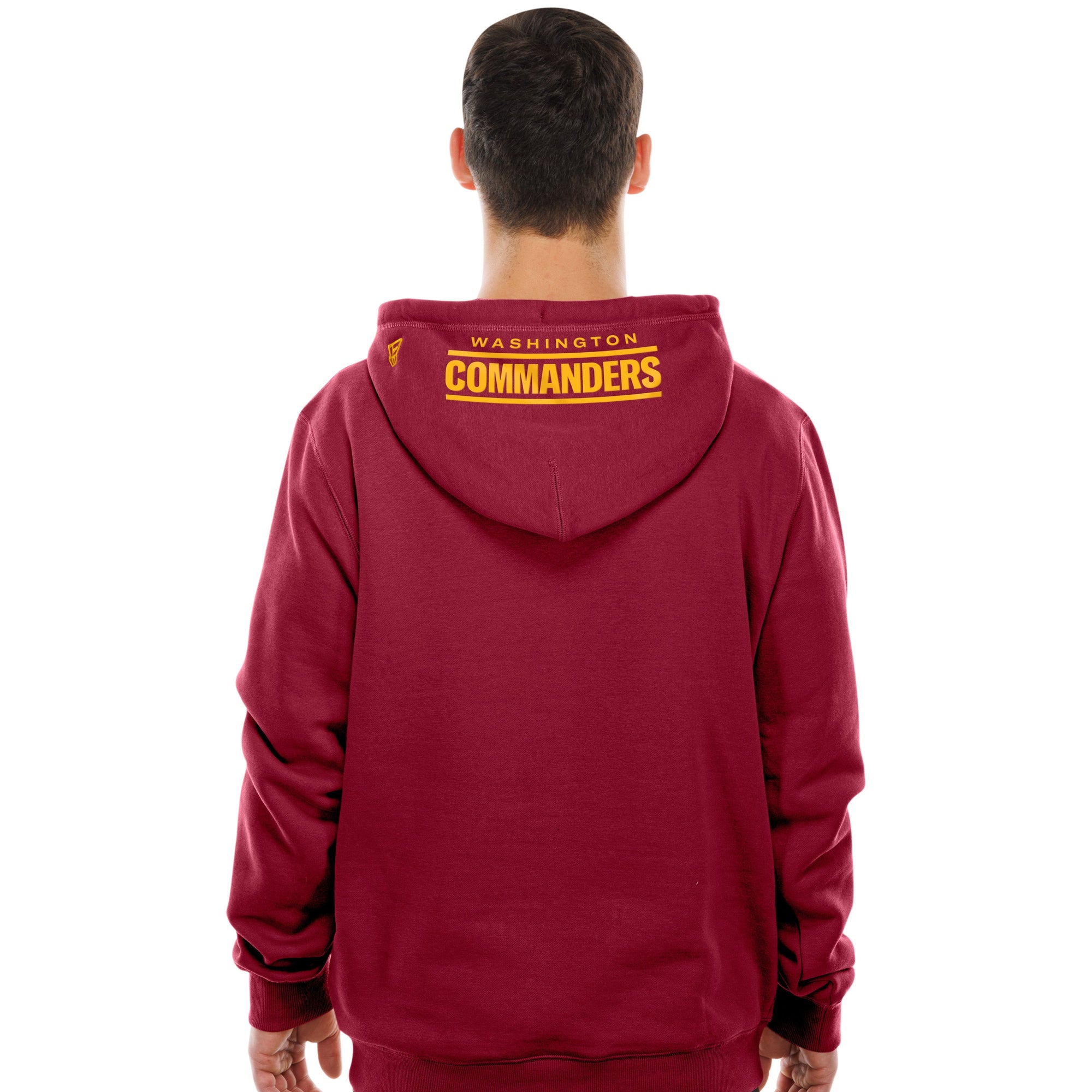 Washington Commanders New Era USA EDITION Retro Scripted NFL Hoodie Rot - STADIUMDREAMS