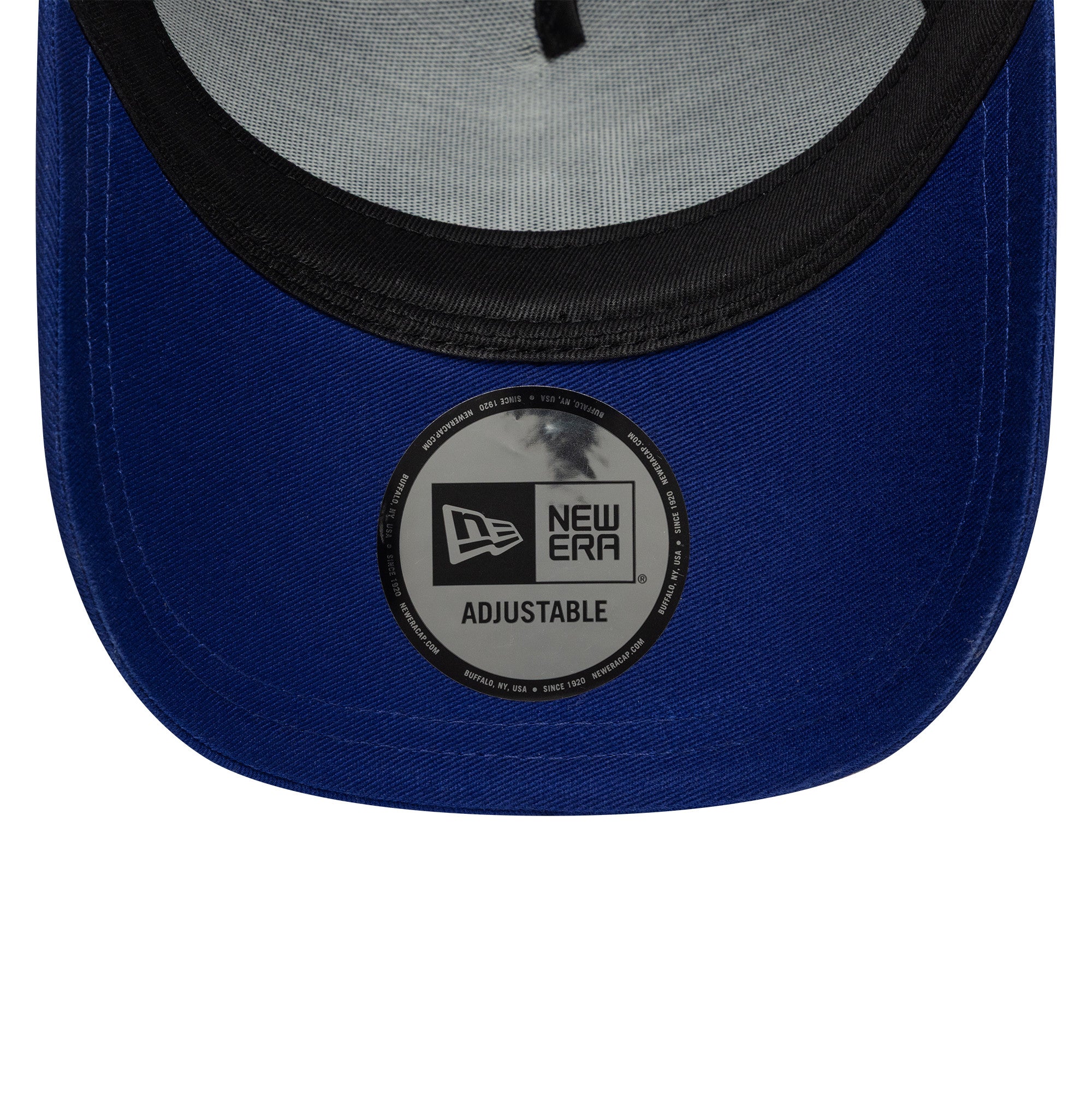 Los Angeles Dodgers New Era Visor Hit 9FORTY E-Frame MLB Cap Blau - STADIUMDREAMS