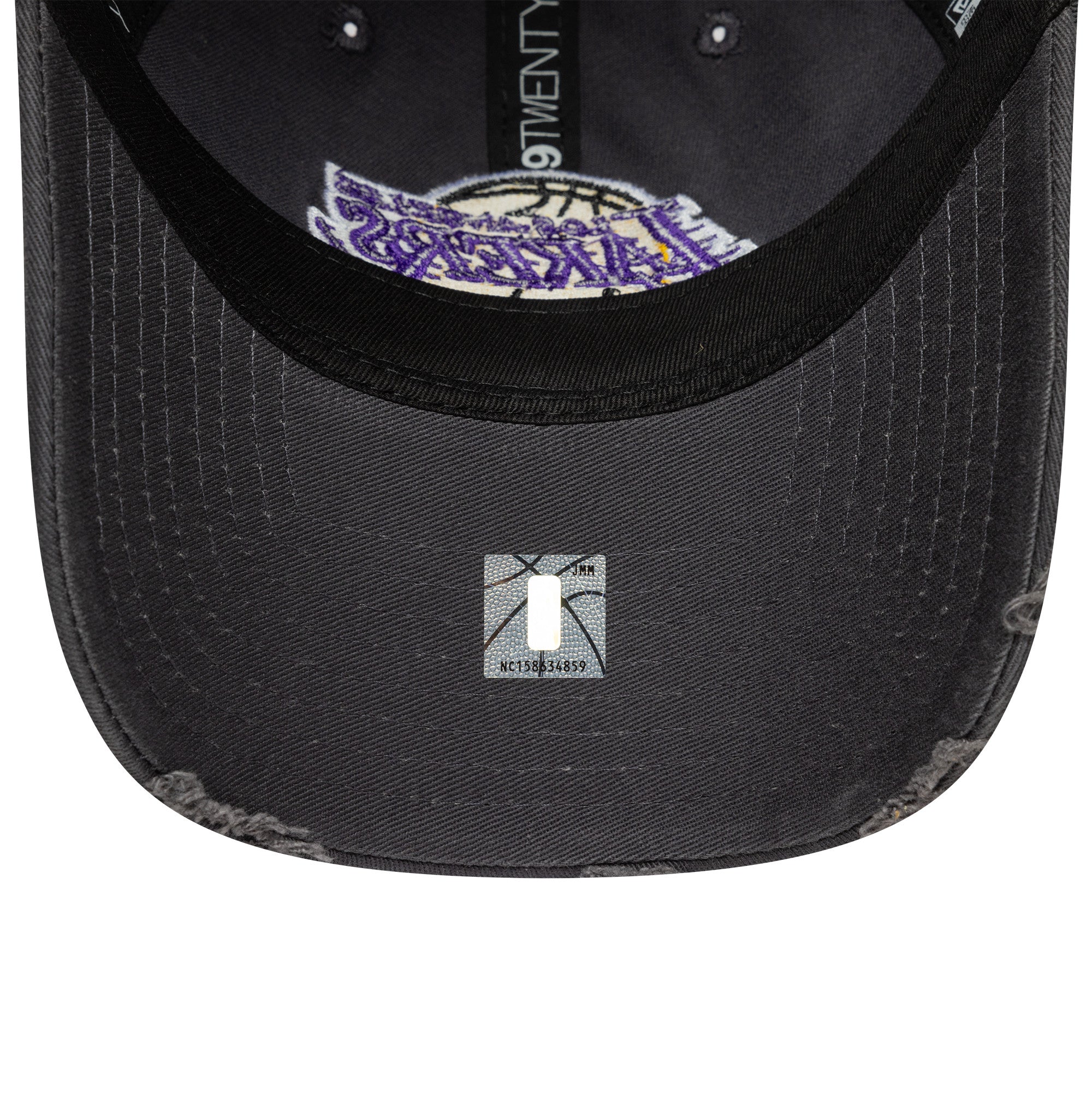 Los Angeles Lakers Washed Distress Style New Era 9TWENTY NBA Cap Grau - STADIUMDREAMS