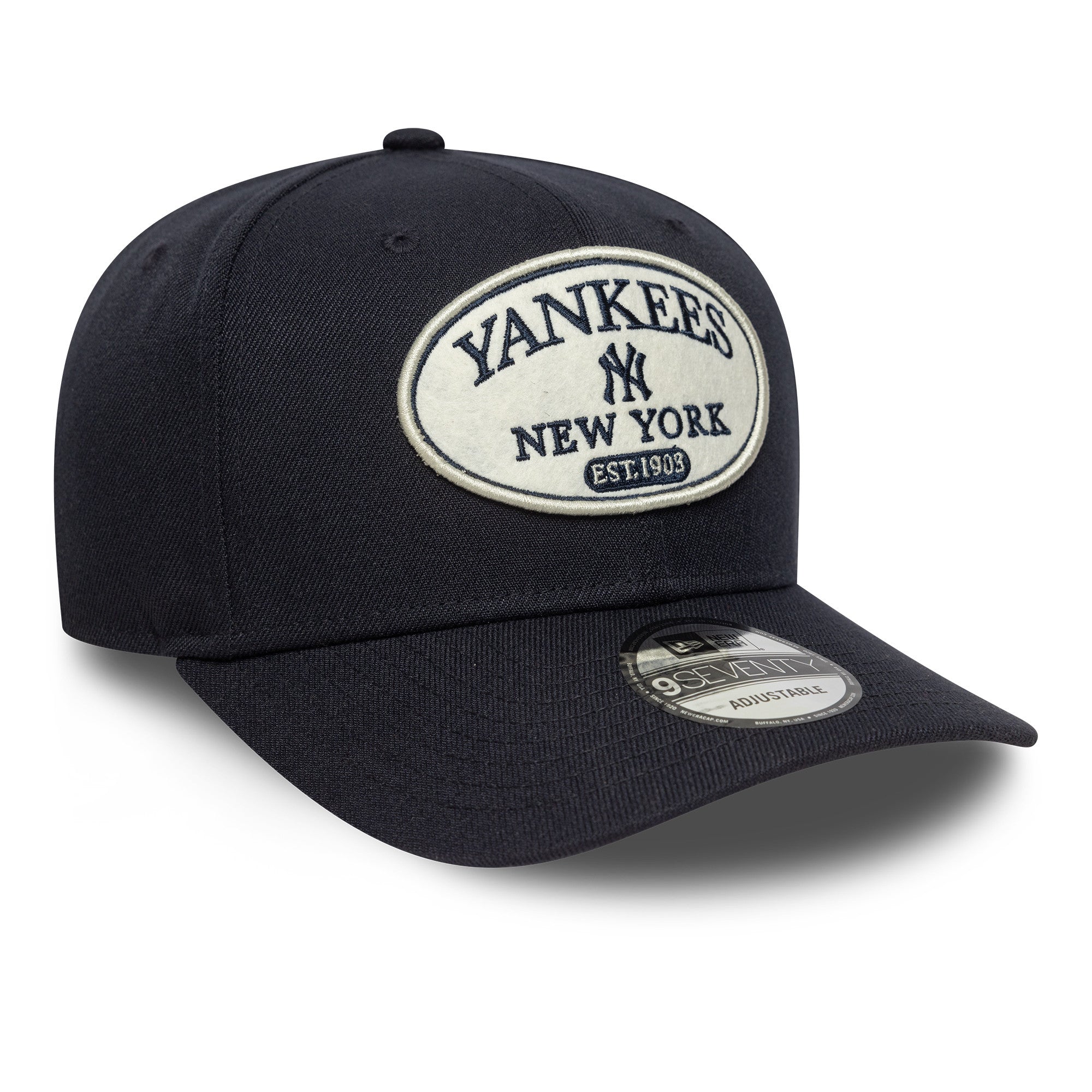 New York Yankees Frontpatch New Era 9SEVENTY MLB Cap Navy - STADIUMDREAMS