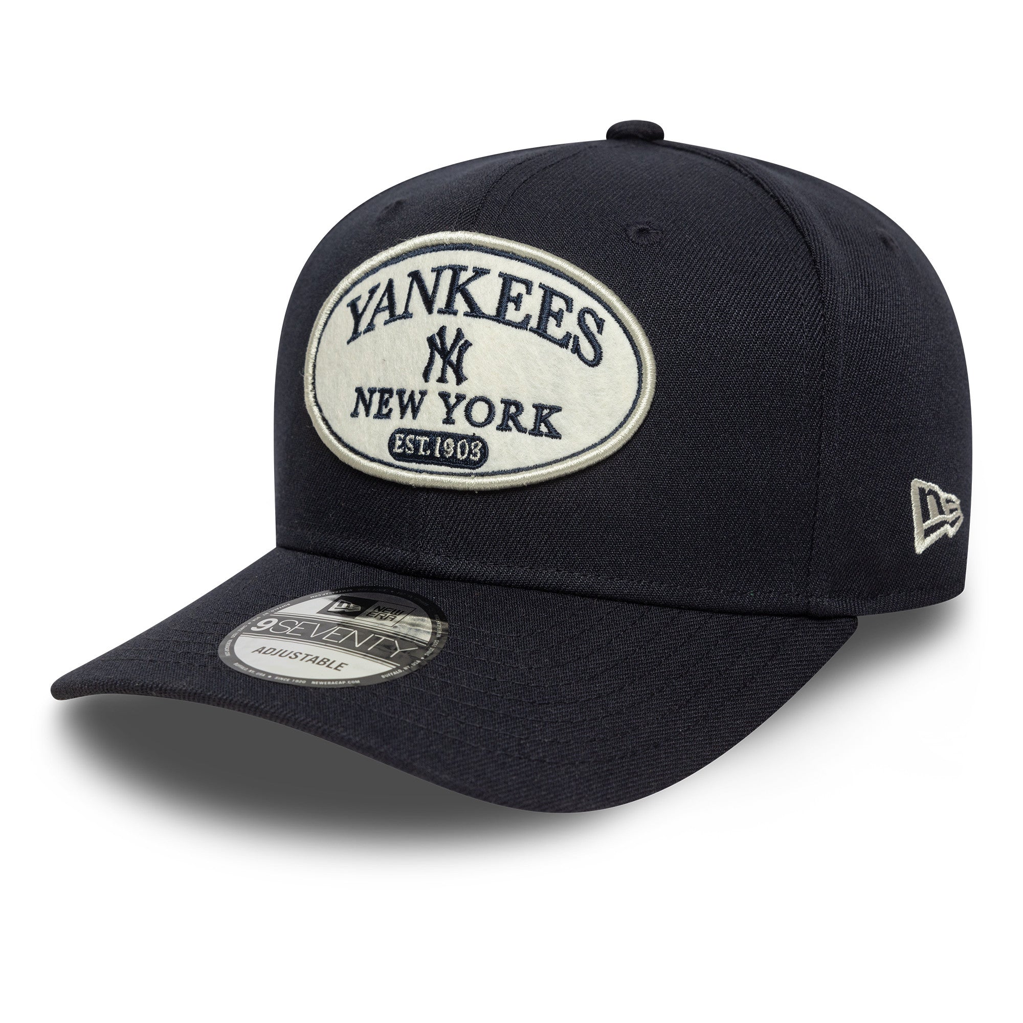 New York Yankees Frontpatch New Era 9SEVENTY MLB Cap Navy - STADIUMDREAMS
