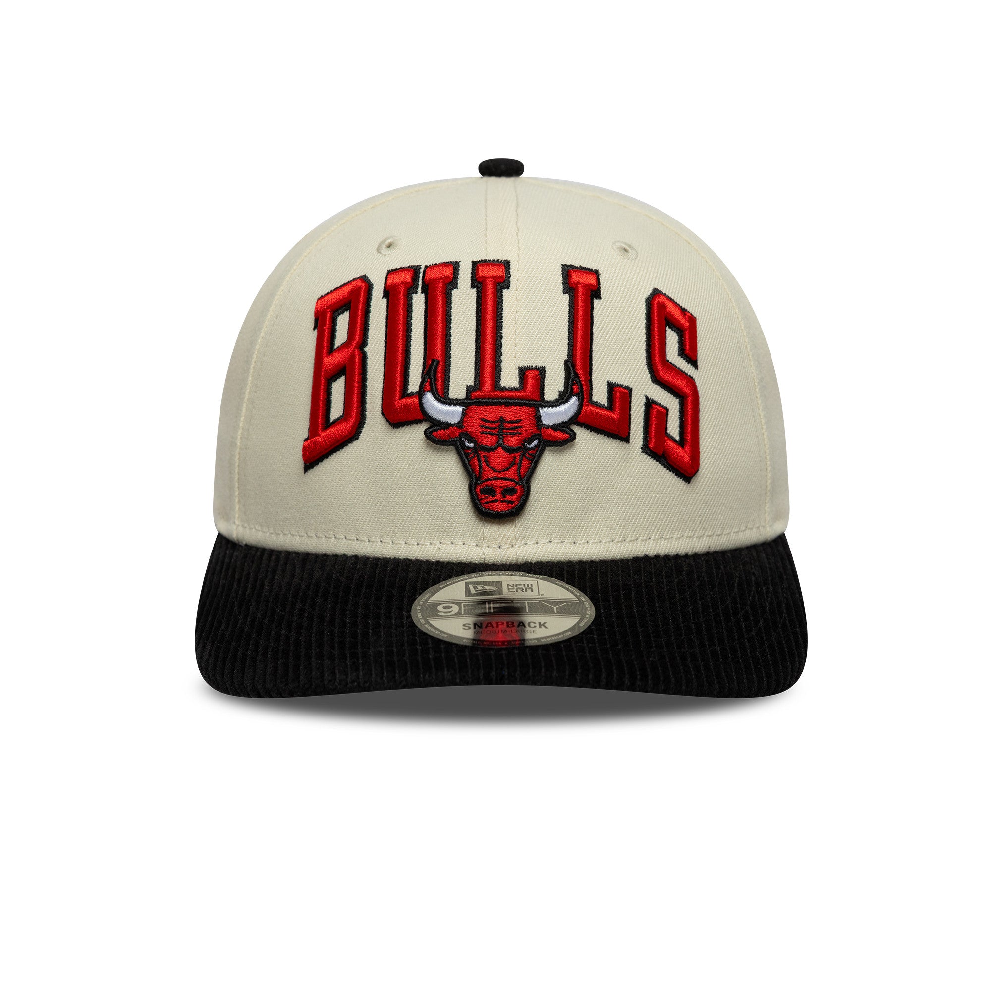 Chicago Bulls Cord Visor New Era 9FIFTY NBA Cap Beige - STADIUMDREAMS