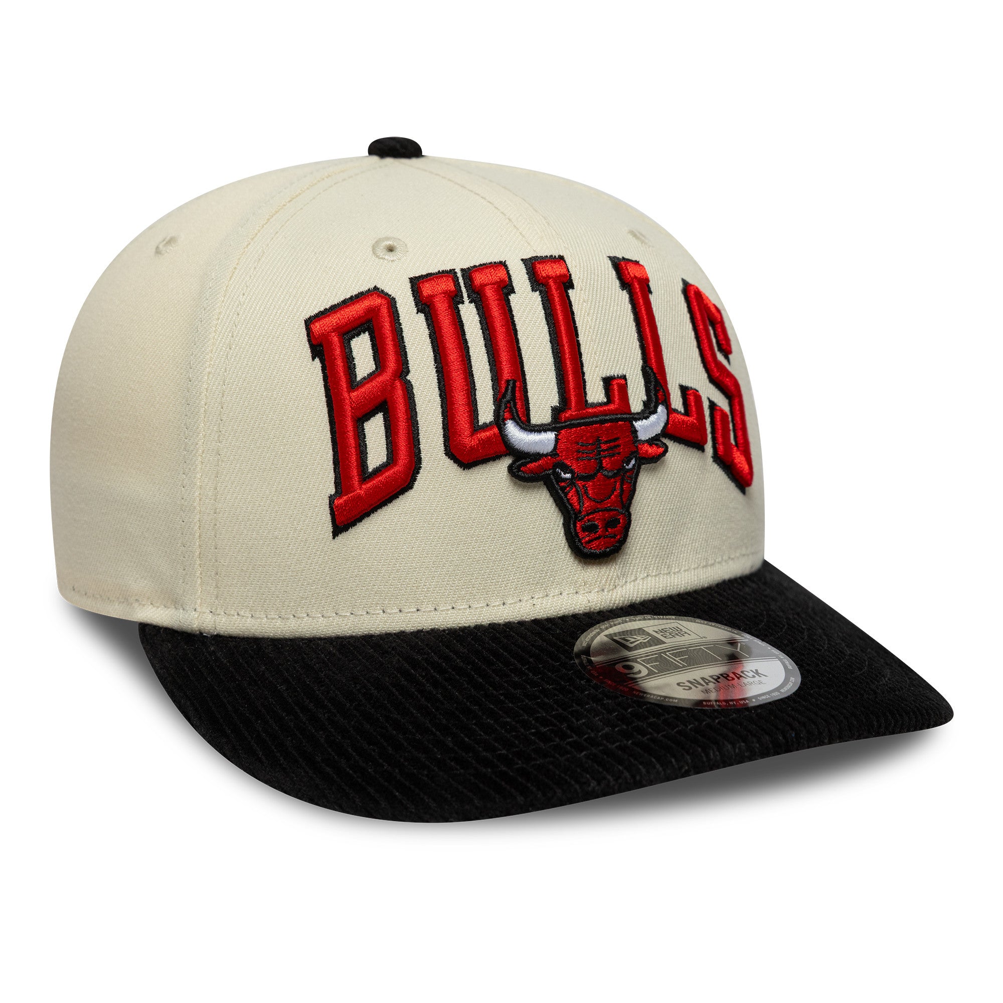 Chicago Bulls Cord Visor New Era 9FIFTY NBA Cap Beige - STADIUMDREAMS