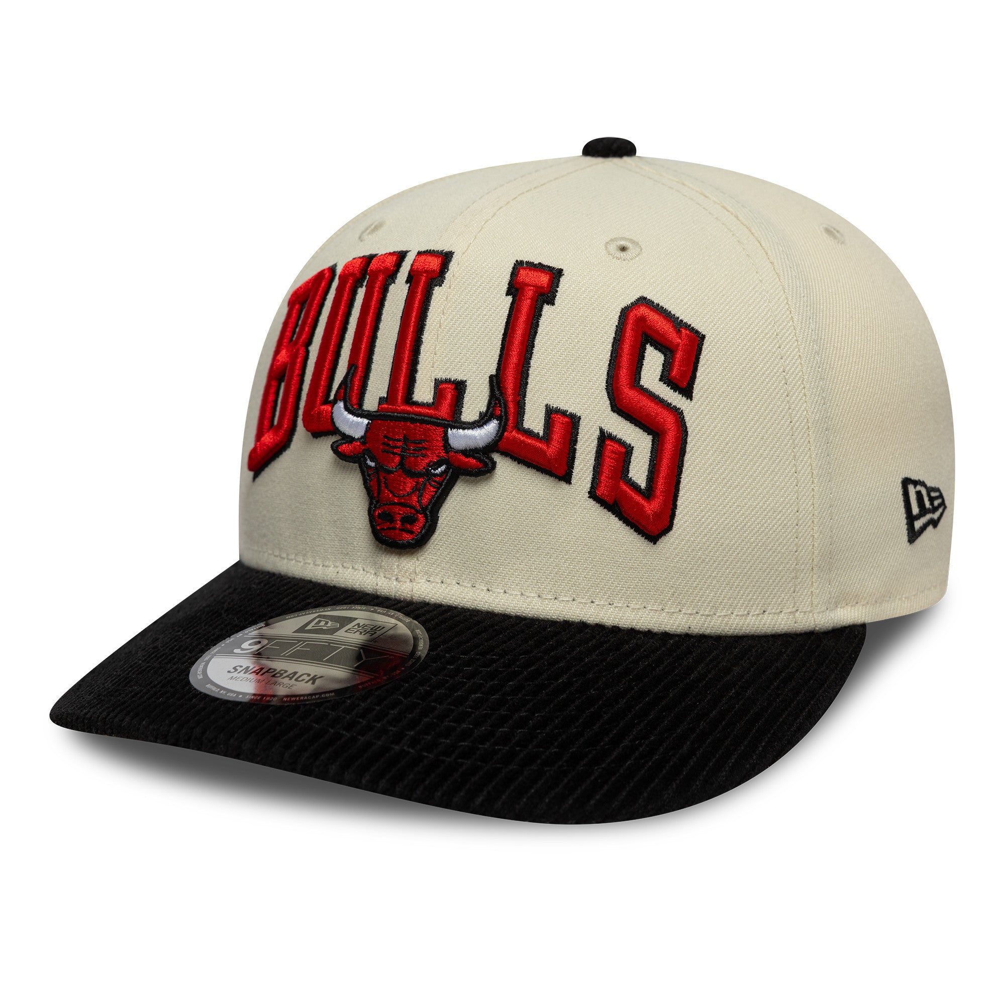 Chicago Bulls Cord Visor New Era 9FIFTY NBA Cap Beige - STADIUMDREAMS