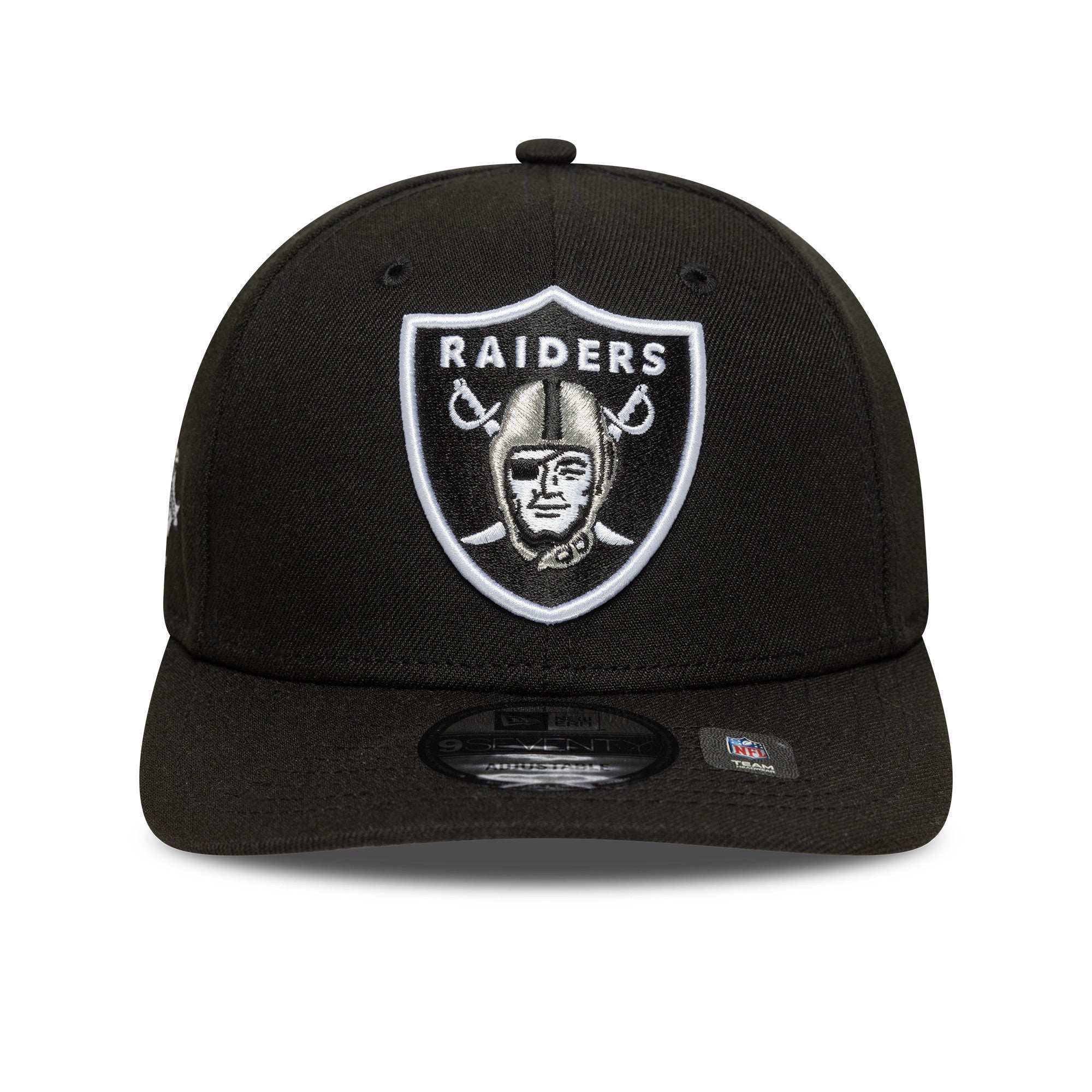 Las Vegas Raiders Big Patch New Era 9SEVENTY NFL Cap Schwarz - STADIUMDREAMS